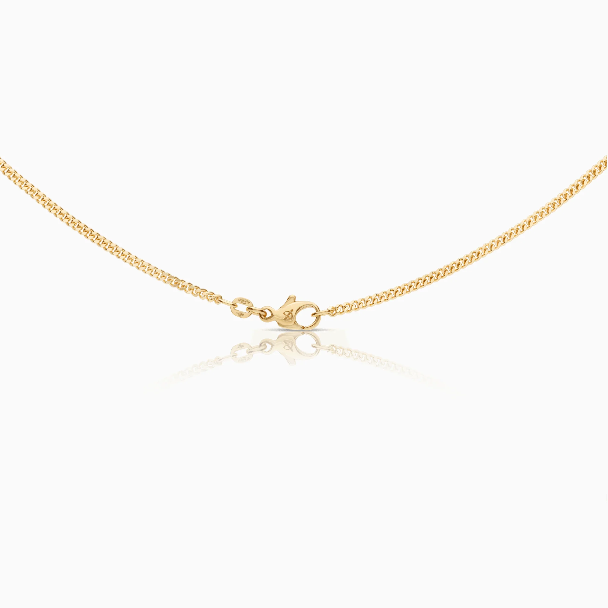 Curb chain 44.5cm 18K gold - Image 2