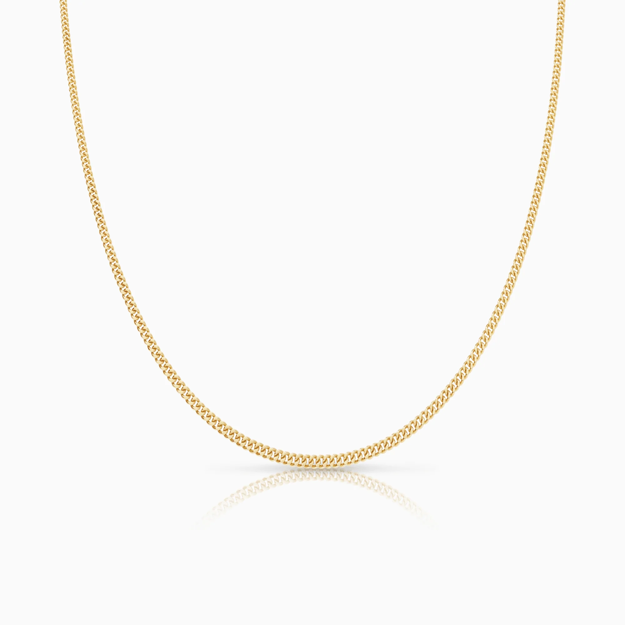 Curb chain 46.0cm 18K gold