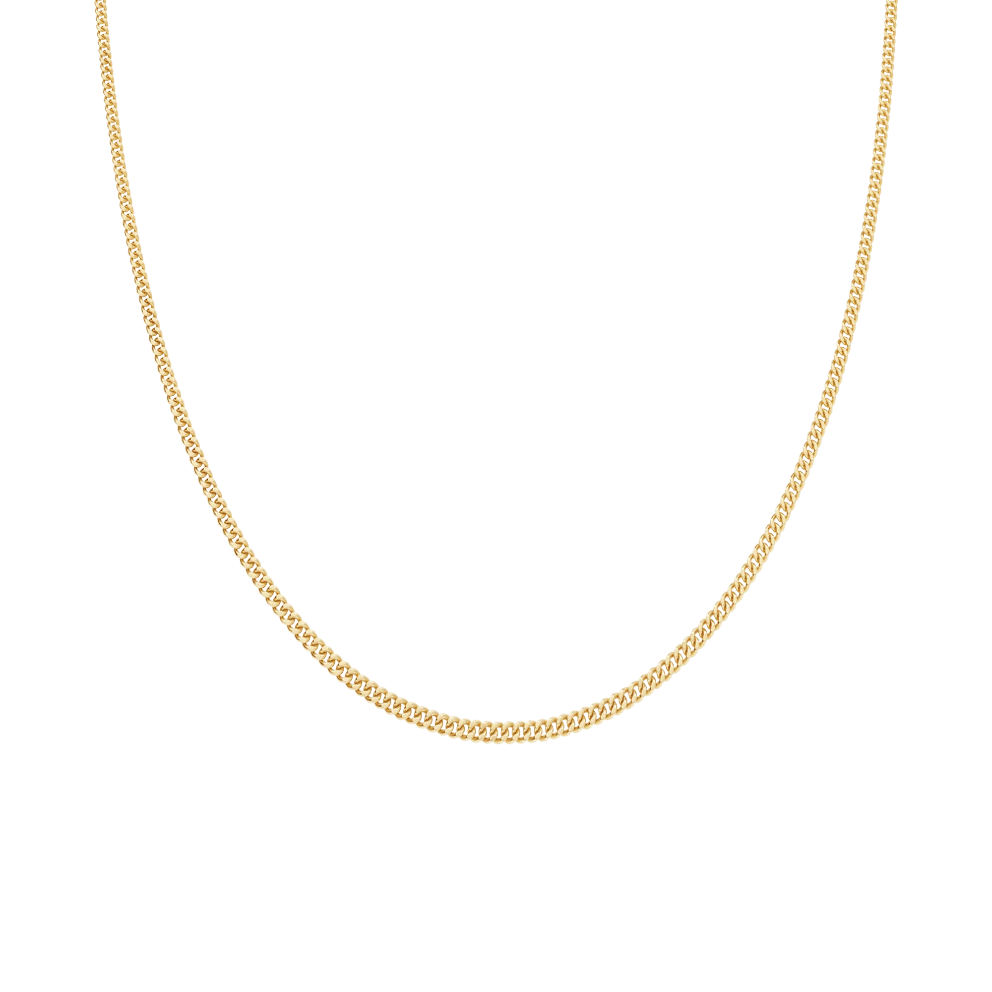 Curb chain 46.0cm 18K gold - Image 2