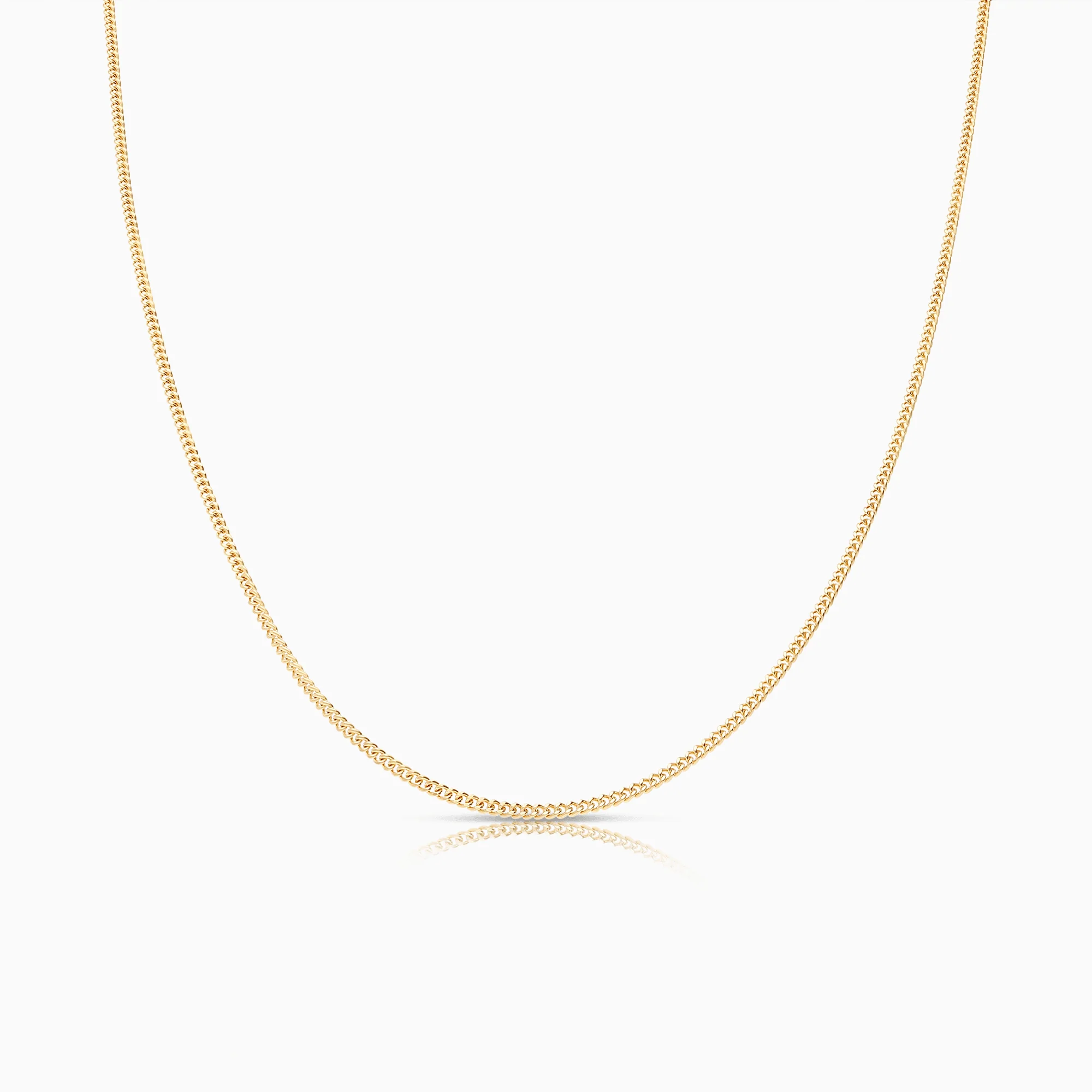 Curb chain 46.5cm 18K gold