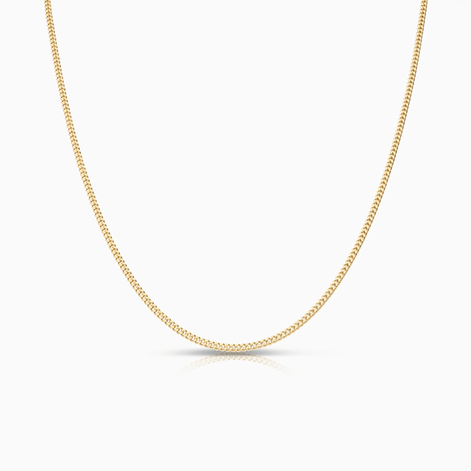 Curb chain 46.5cm 18K gold