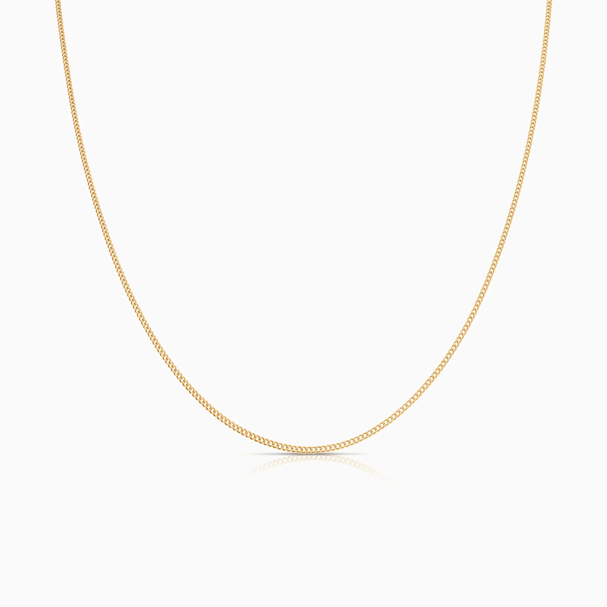 Curb chain 46.5cm 18K gold
