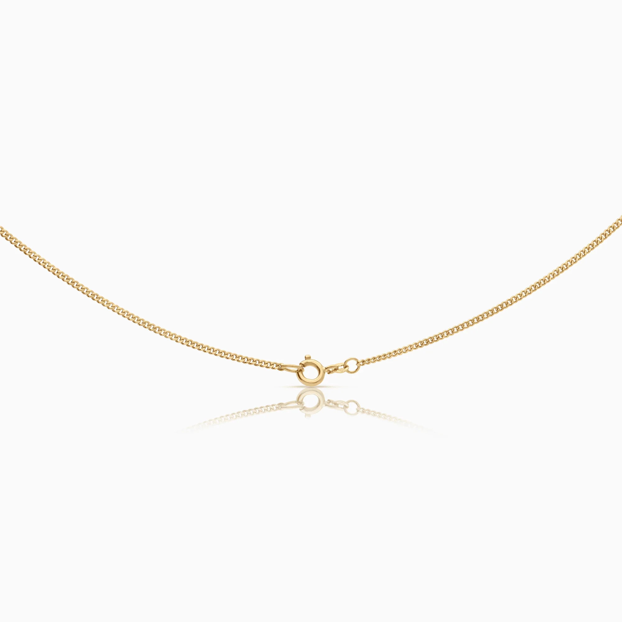 Curb chain 46cm 18K gold - Image 2
