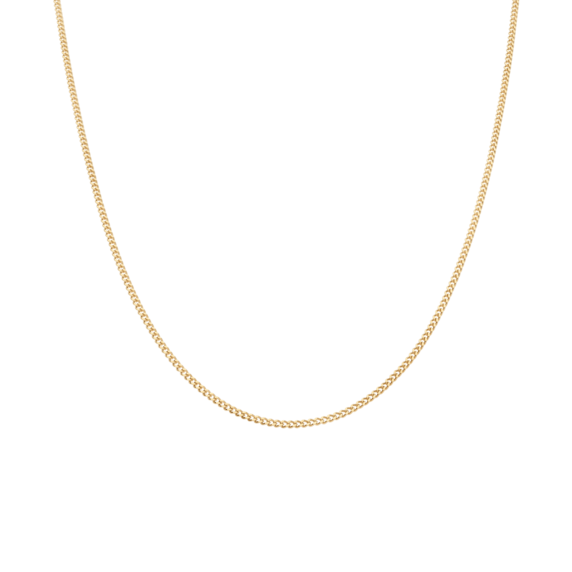 Curb Chain 47cm 18K Gold - Image 2