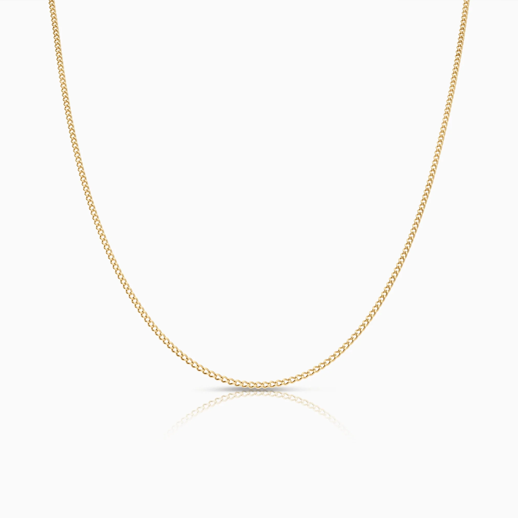 Curb chain 48.5cm 18K gold