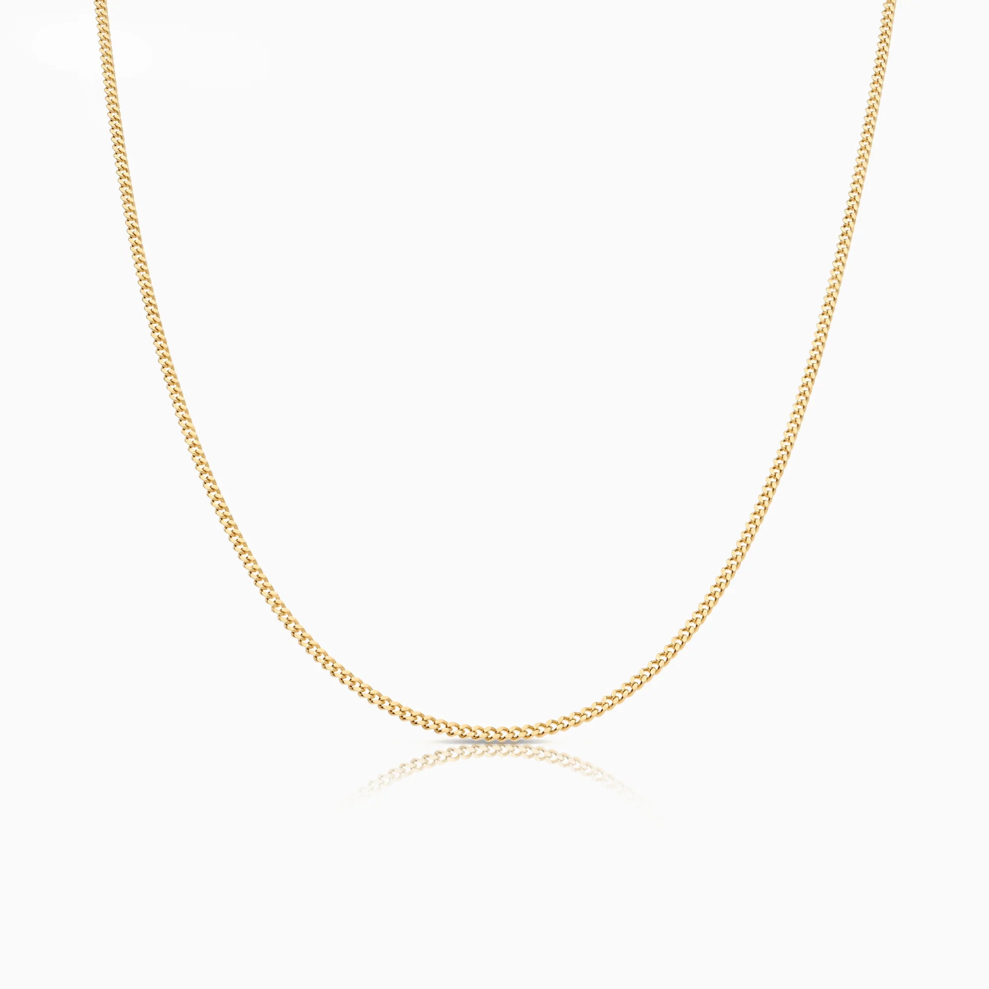 Curb chain 48cm 18K gold