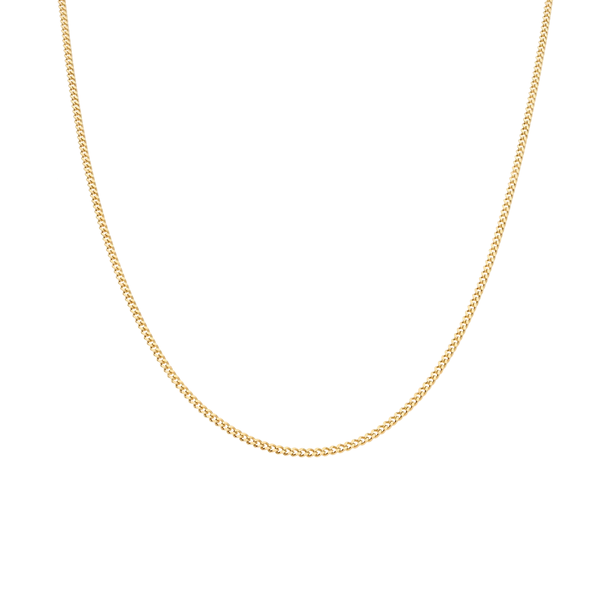 Curb chain 48cm 18K gold - Image 2
