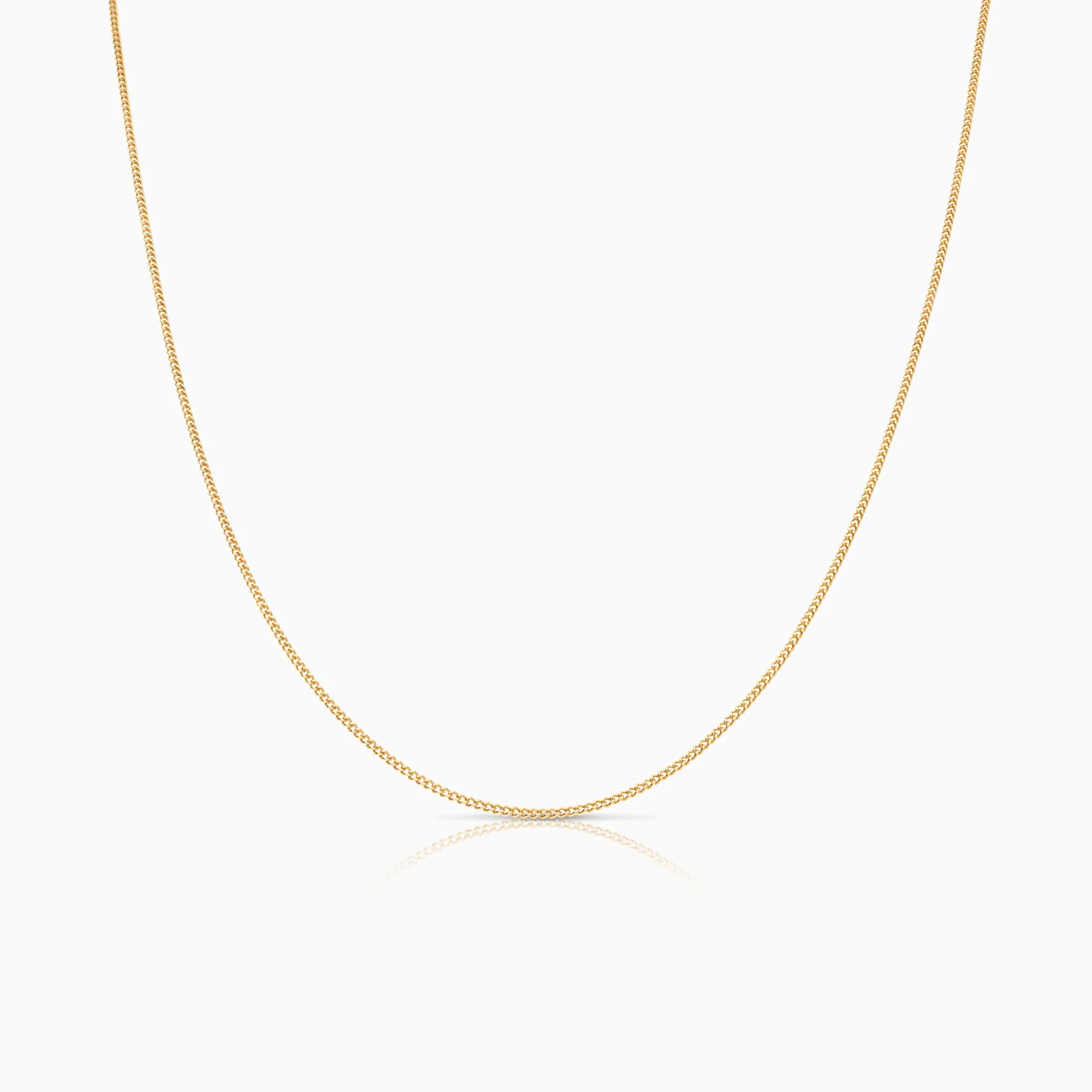Curb chain 49cm 18K gold