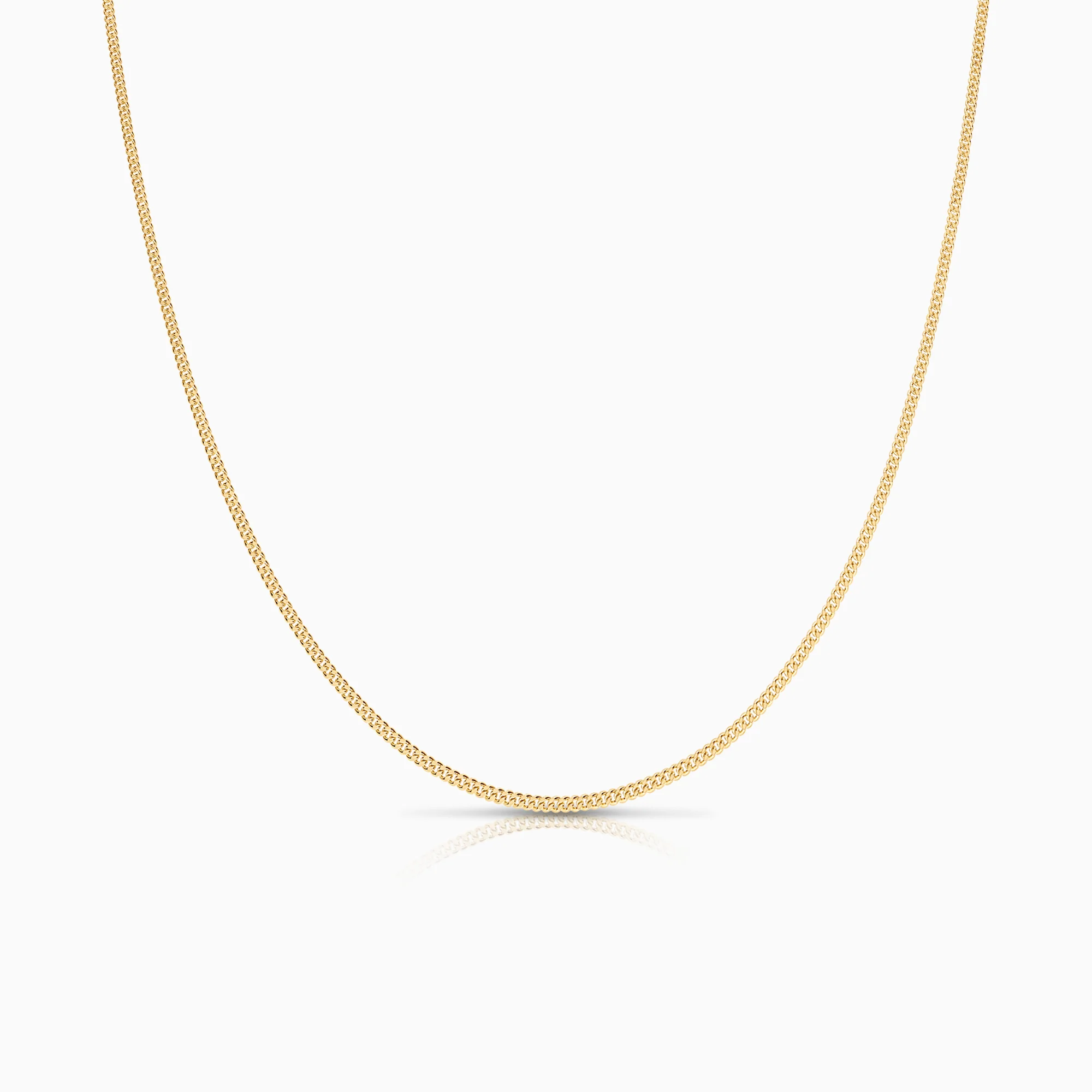Curb chain 50.0cm 18K gold