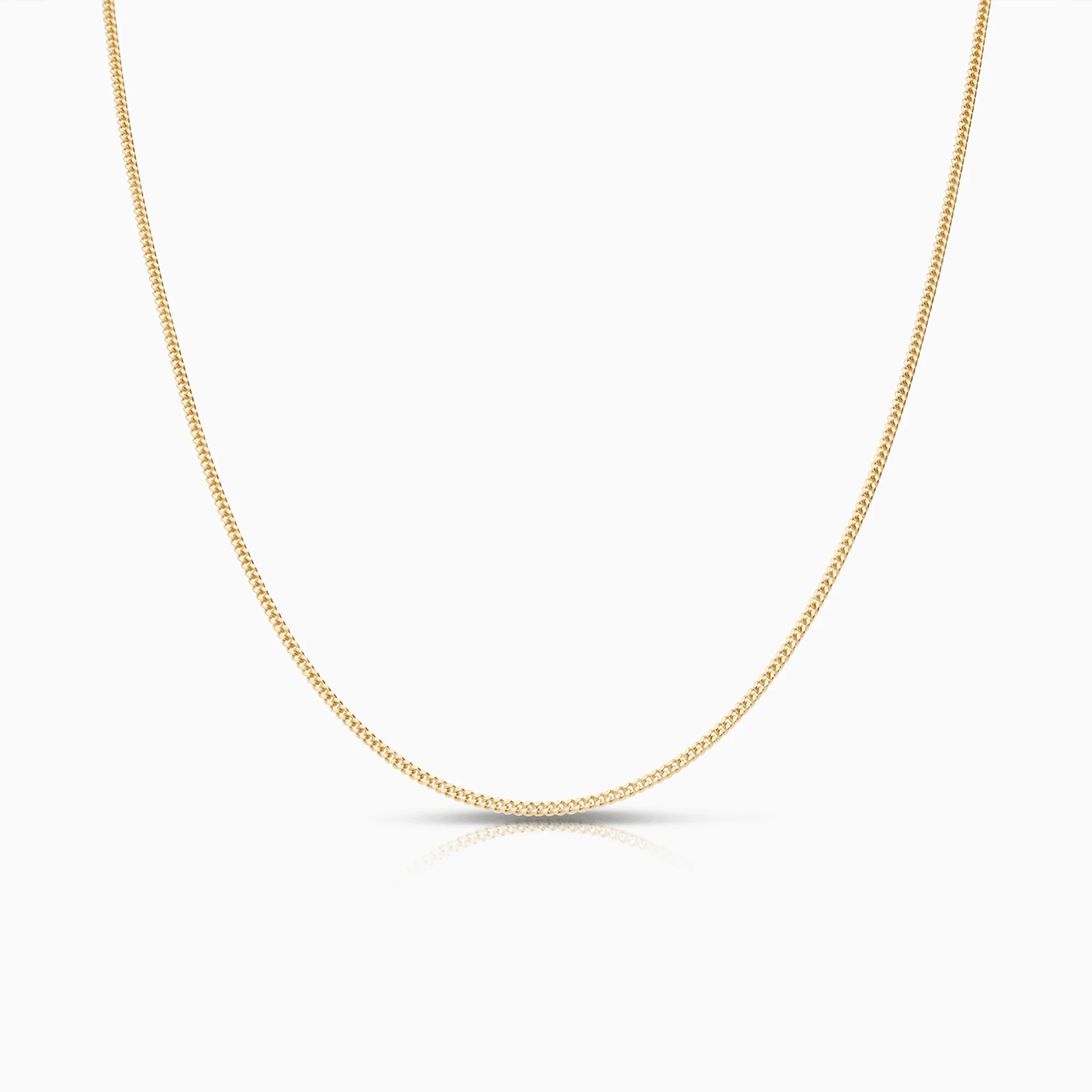 Curb chain 50.5cm 18K gold