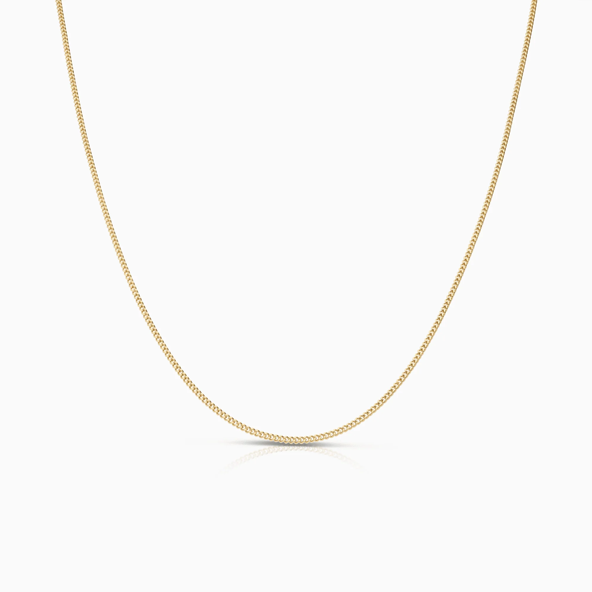 Curb chain 50.5cm 18K gold