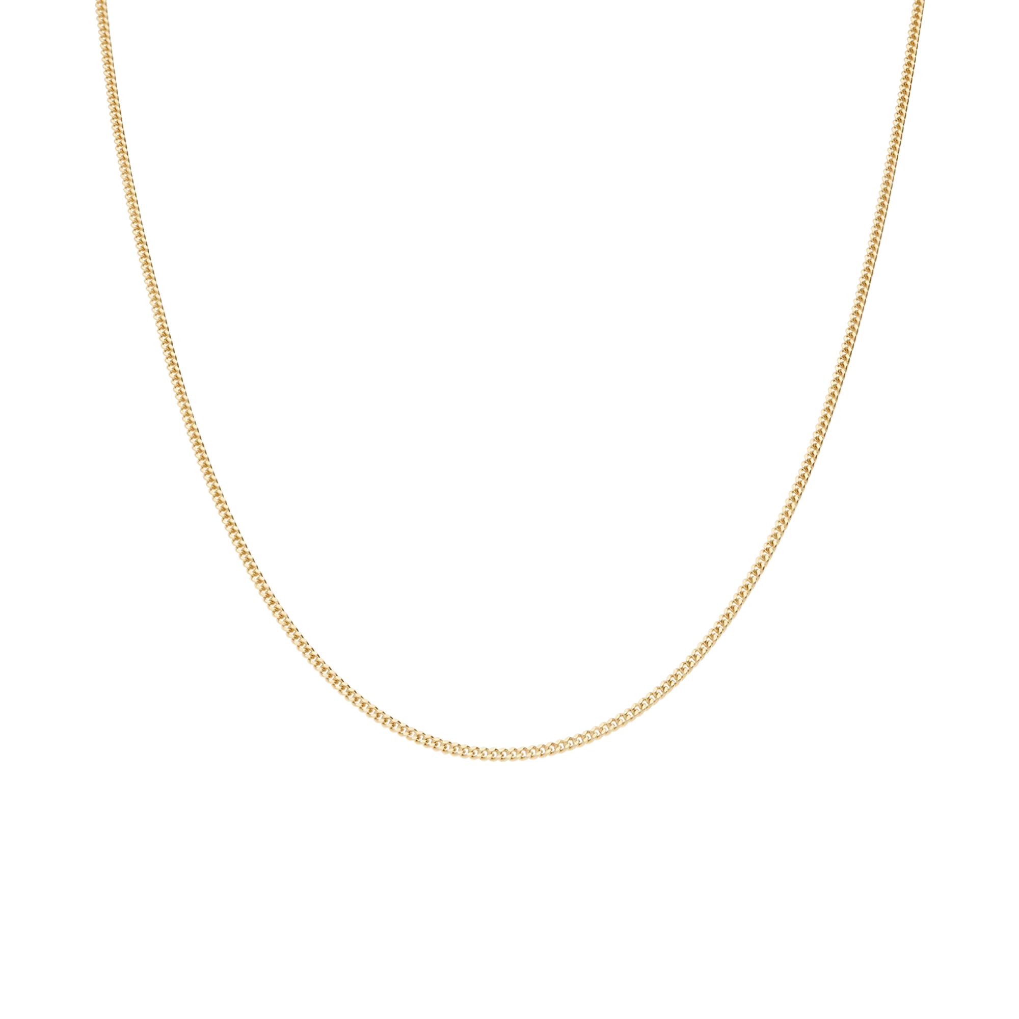 Curb chain 50.5cm 18K gold - Image 2