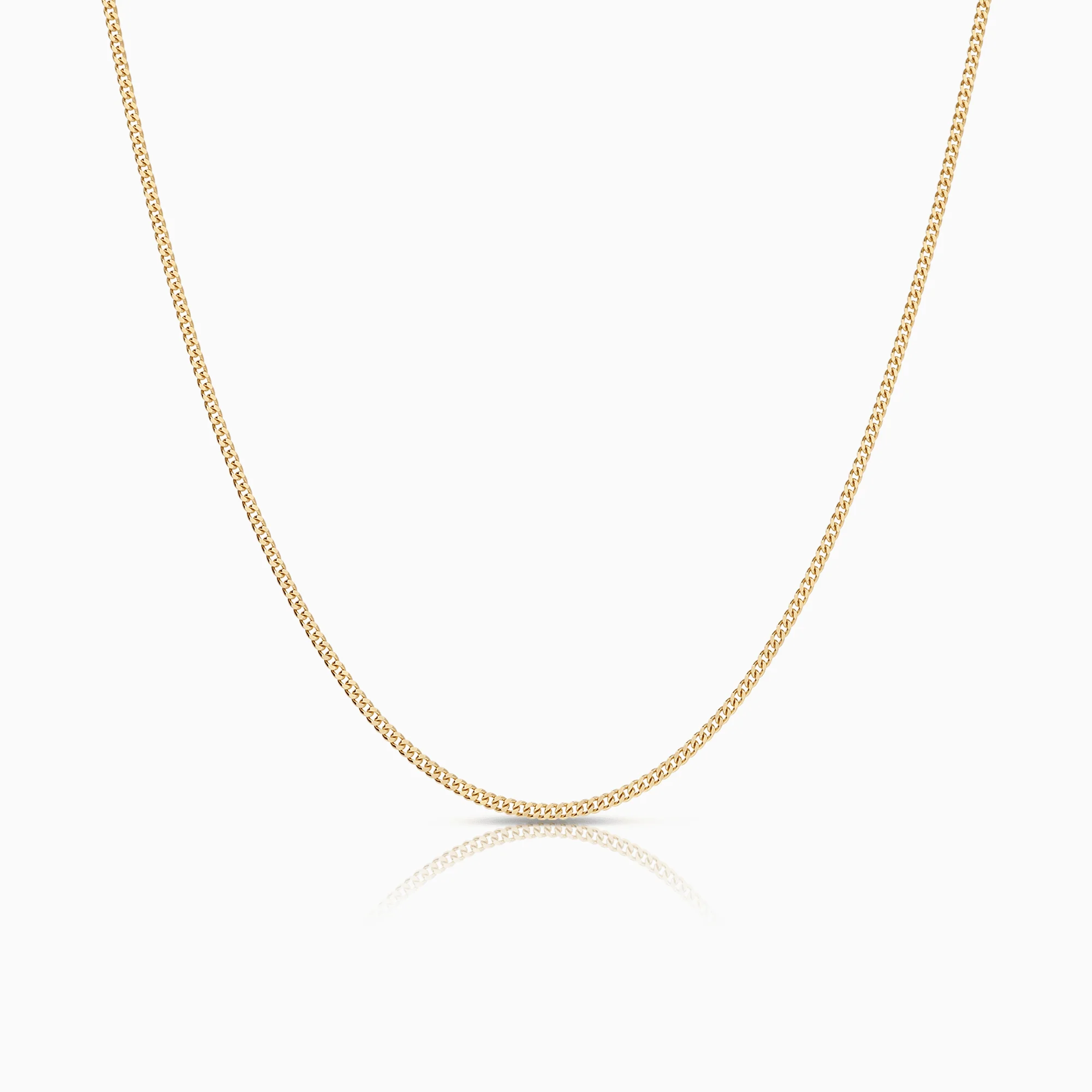 Curb chain 50.5cm 18K gold