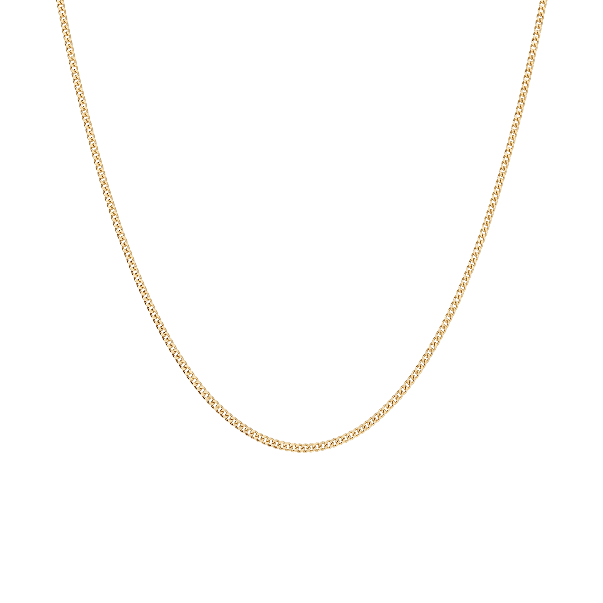 Curb chain 50.5cm 18K gold - Image 2