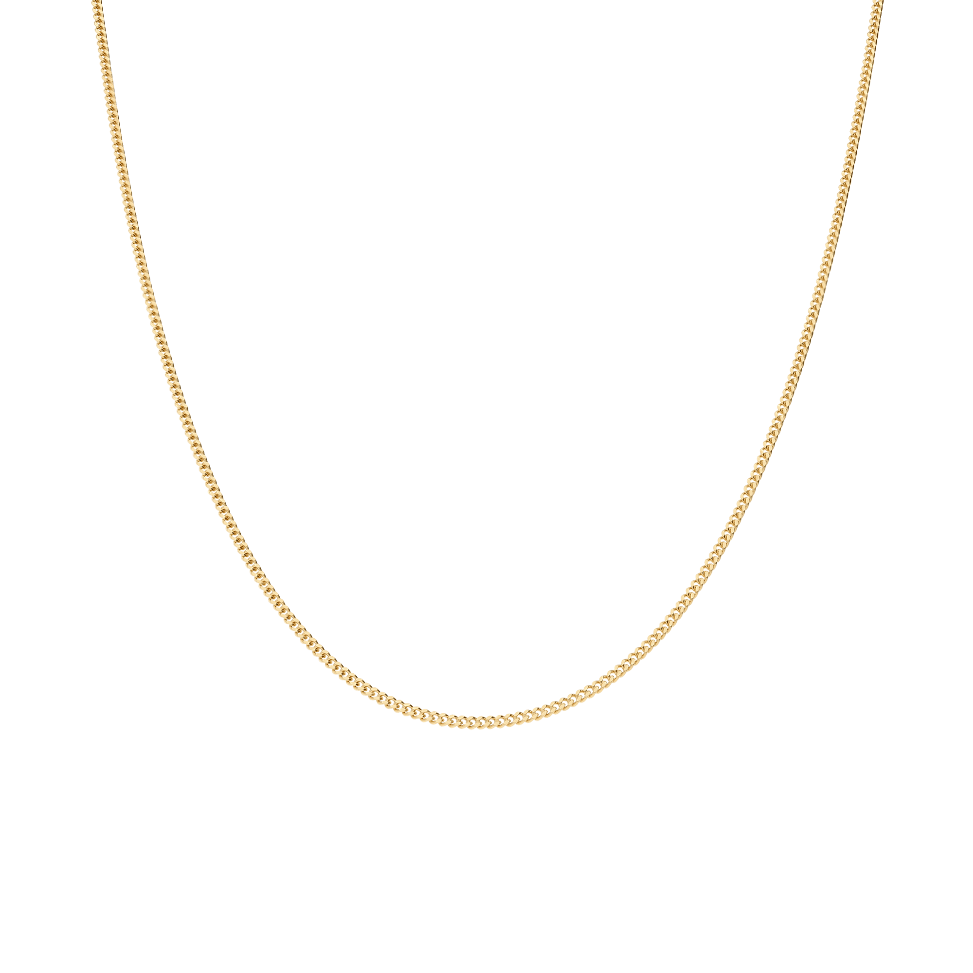Curb chain 51.5cm 18K gold - Image 2