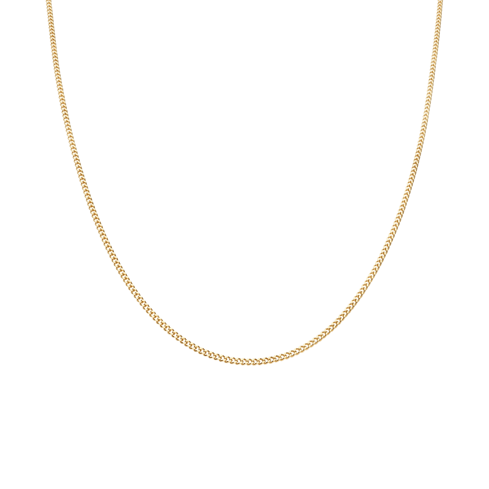 Curb chain 51.5cm 18K gold - Image 2