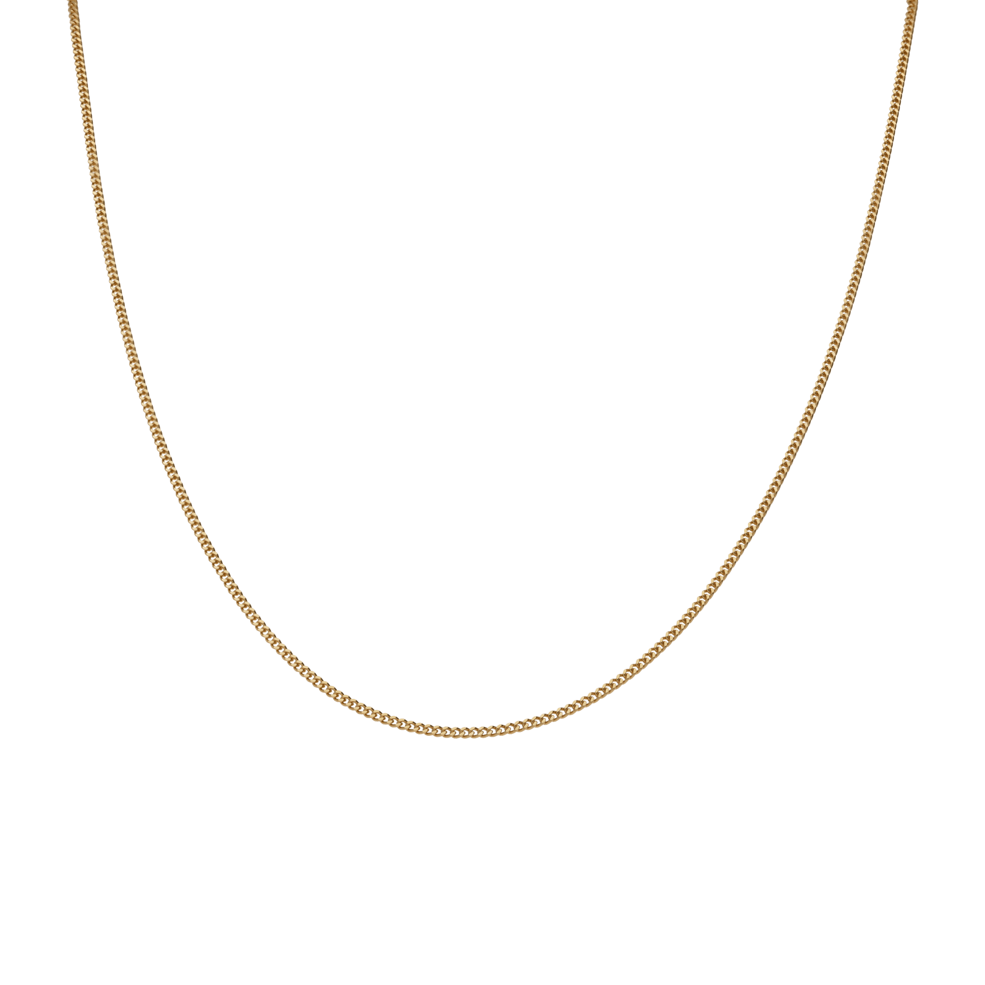 Curb chain 51cm 18K gold