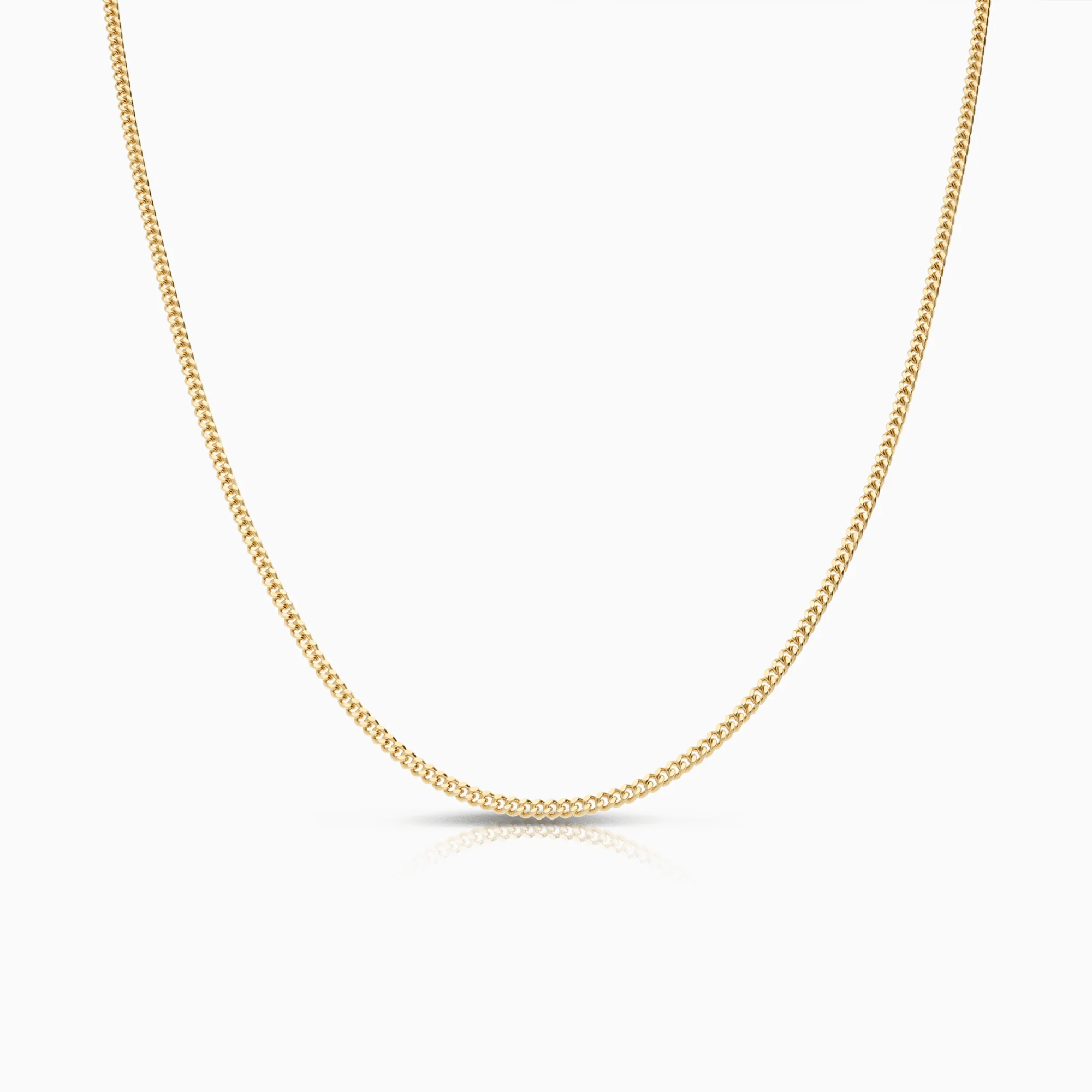 Curb chain 51cm 18K gold