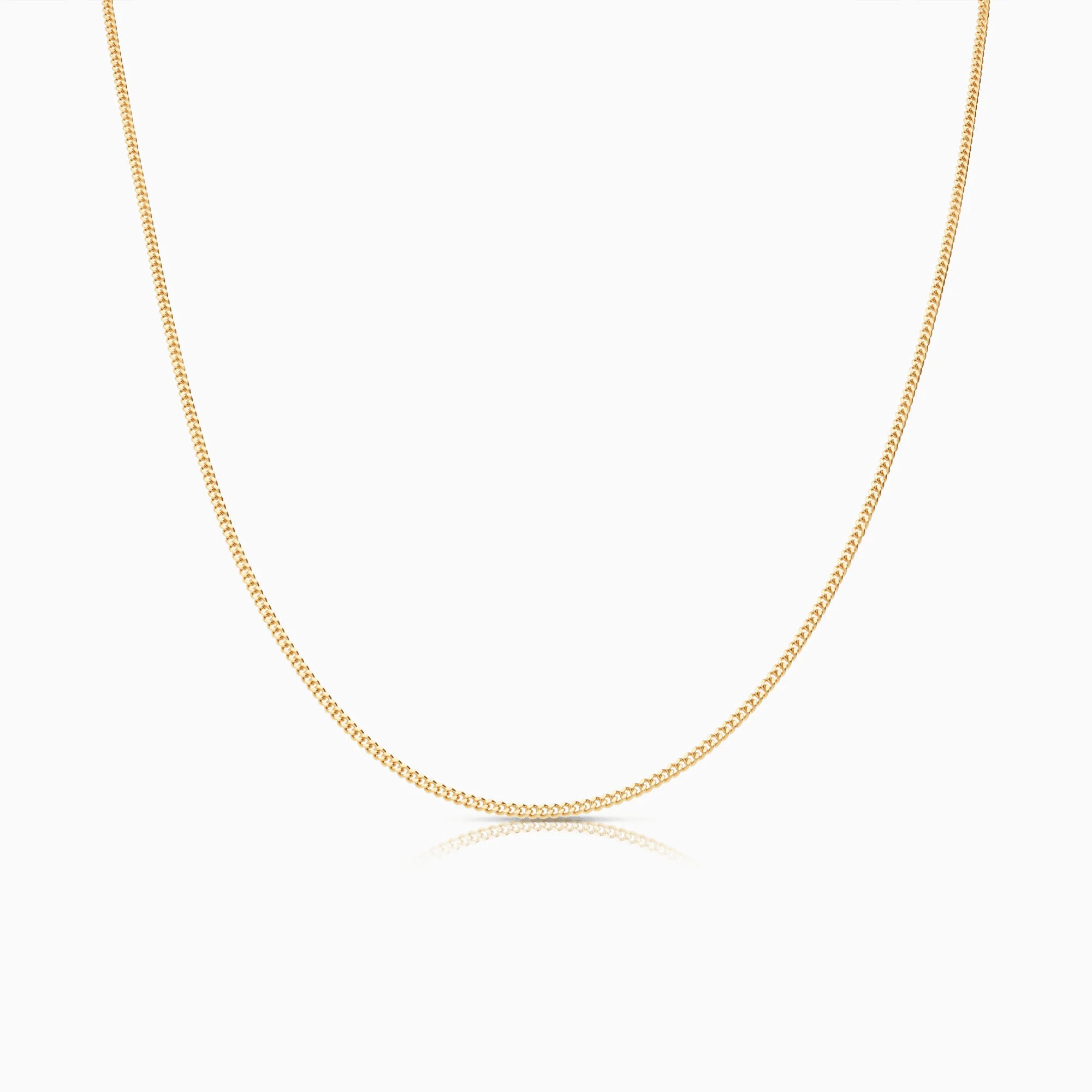 Curb chain 51cm 18K gold