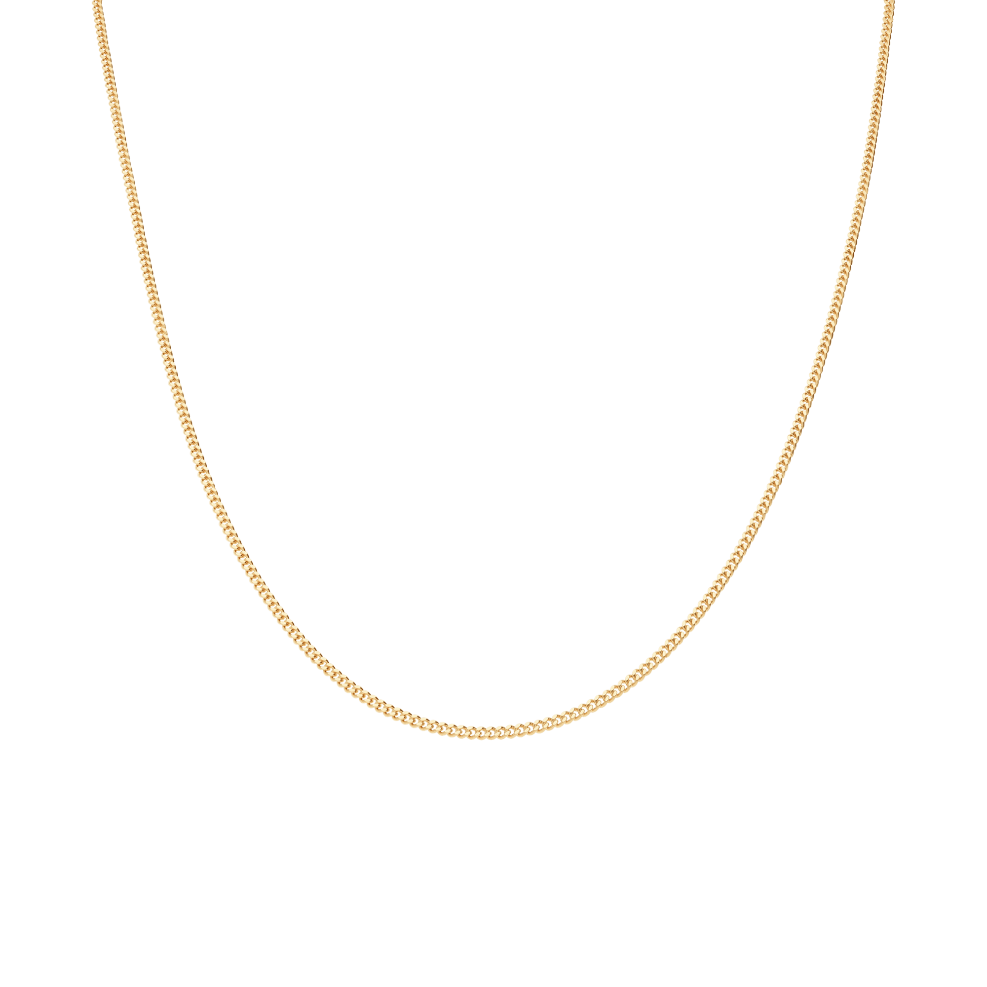 Curb chain 51cm 18K gold - Image 2