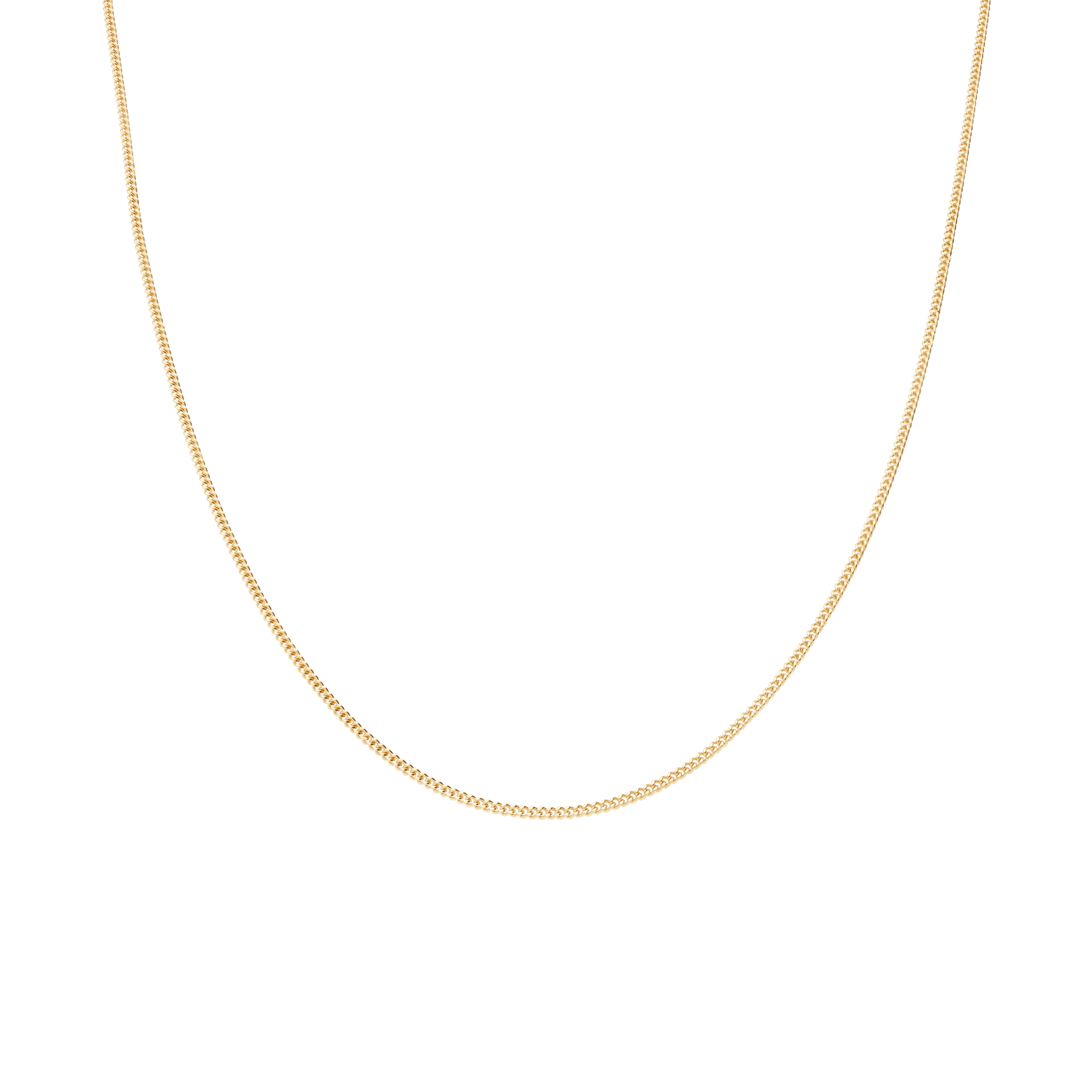 Curb chain 51cm 18K gold - Image 2