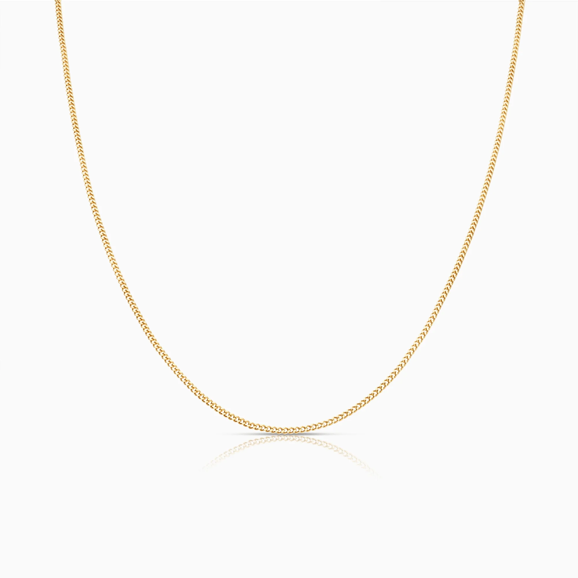 Curb chain 51cm 18K gold