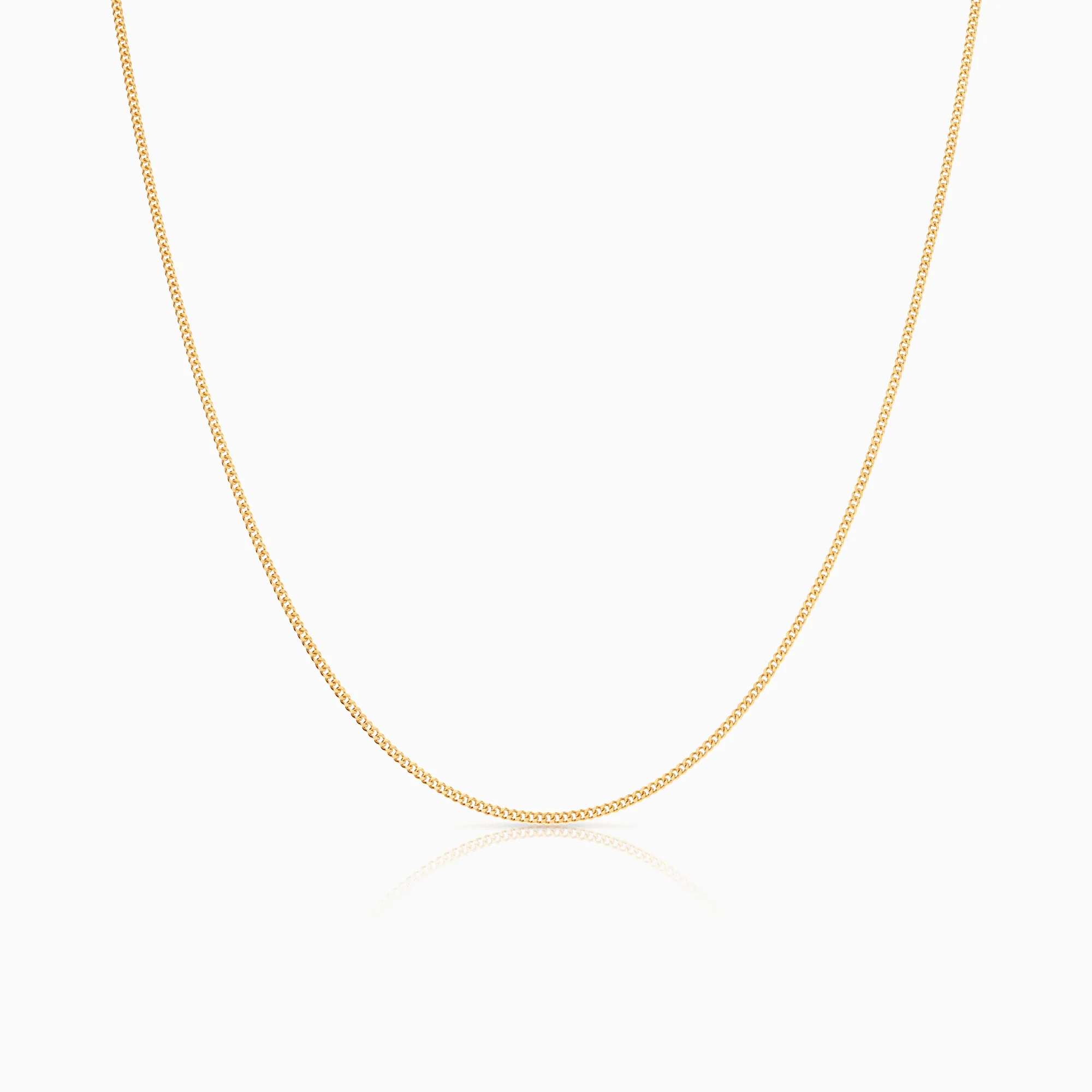 Curb chain 51cm 18K gold
