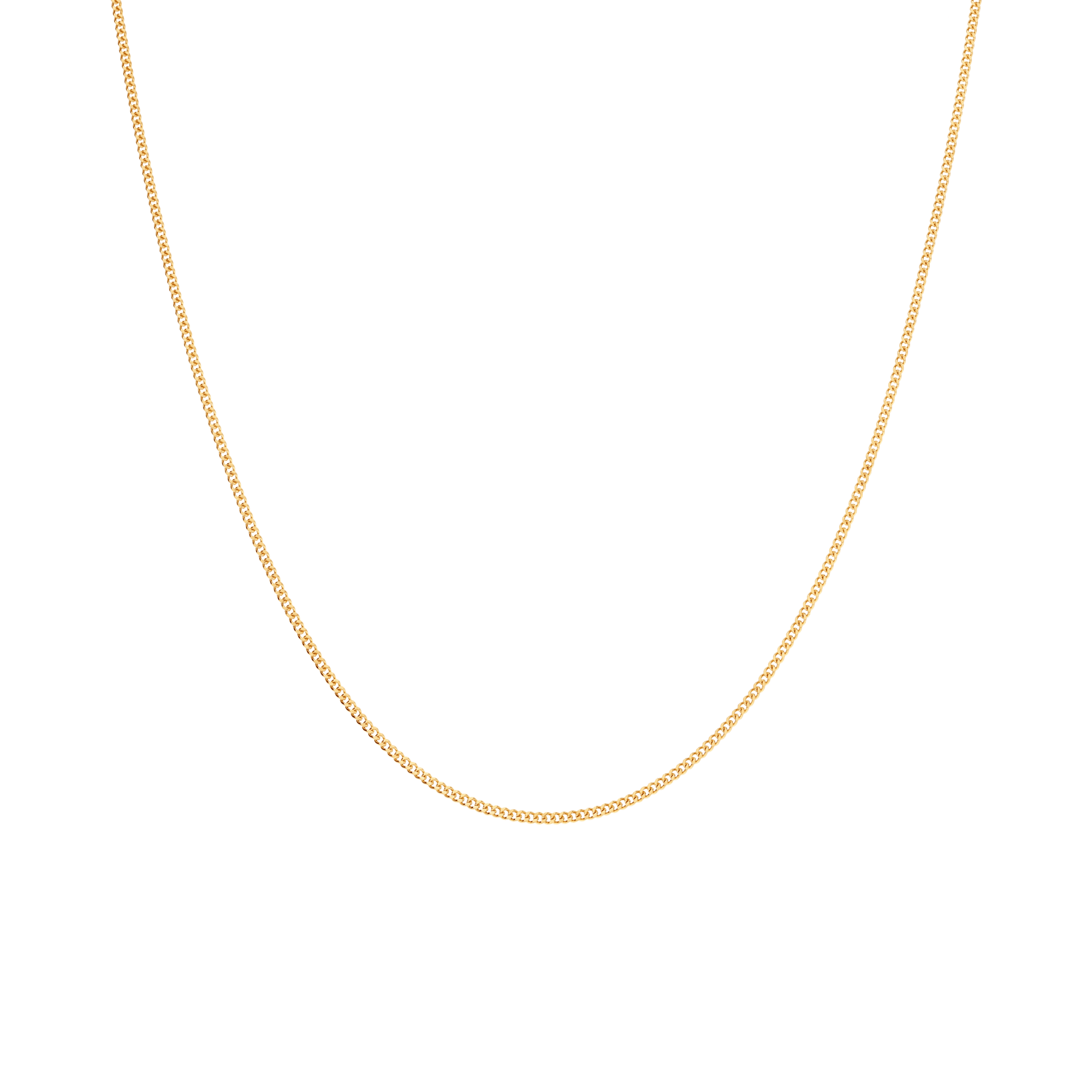 Curb chain 51cm 18K gold - Image 2