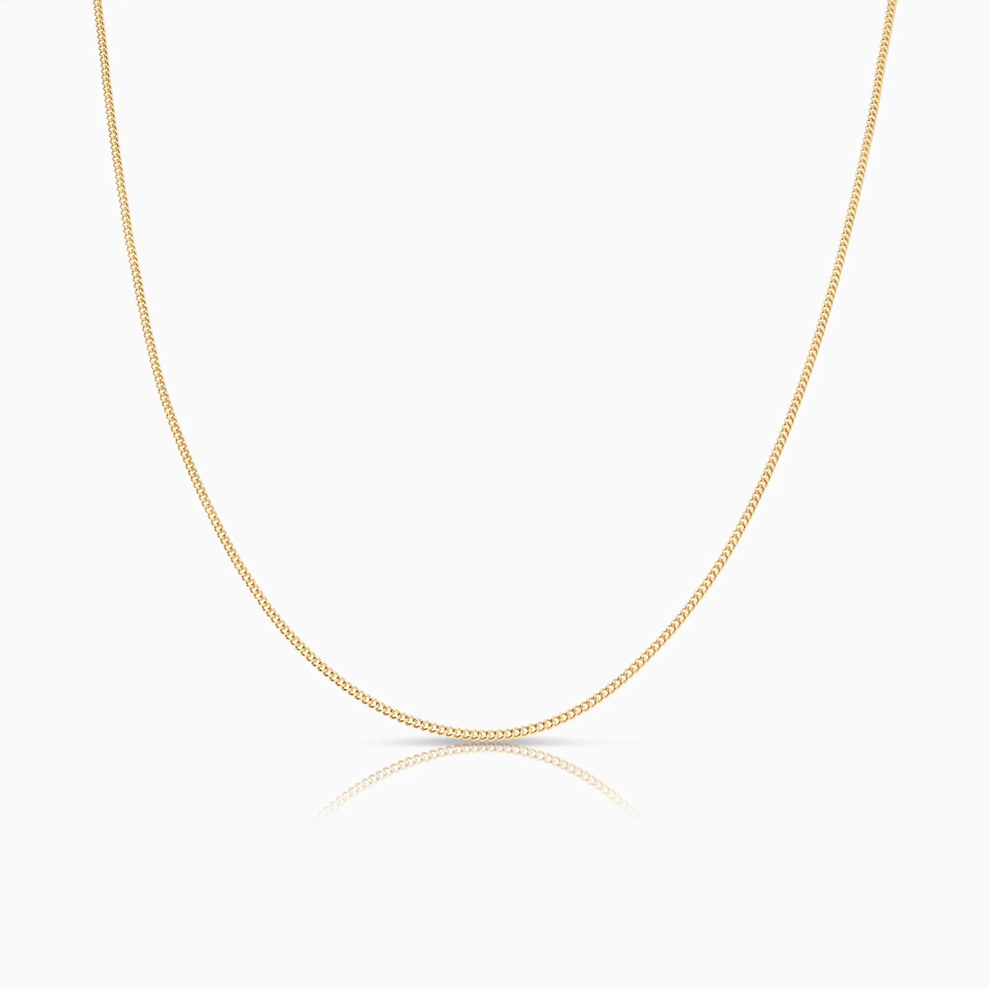 Curb chain 52.5cm 18K gold