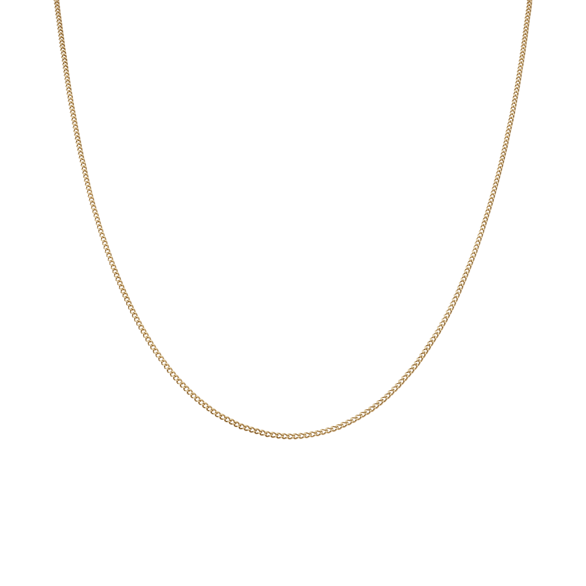 Curb chain 52cm 18K gold - Image 2