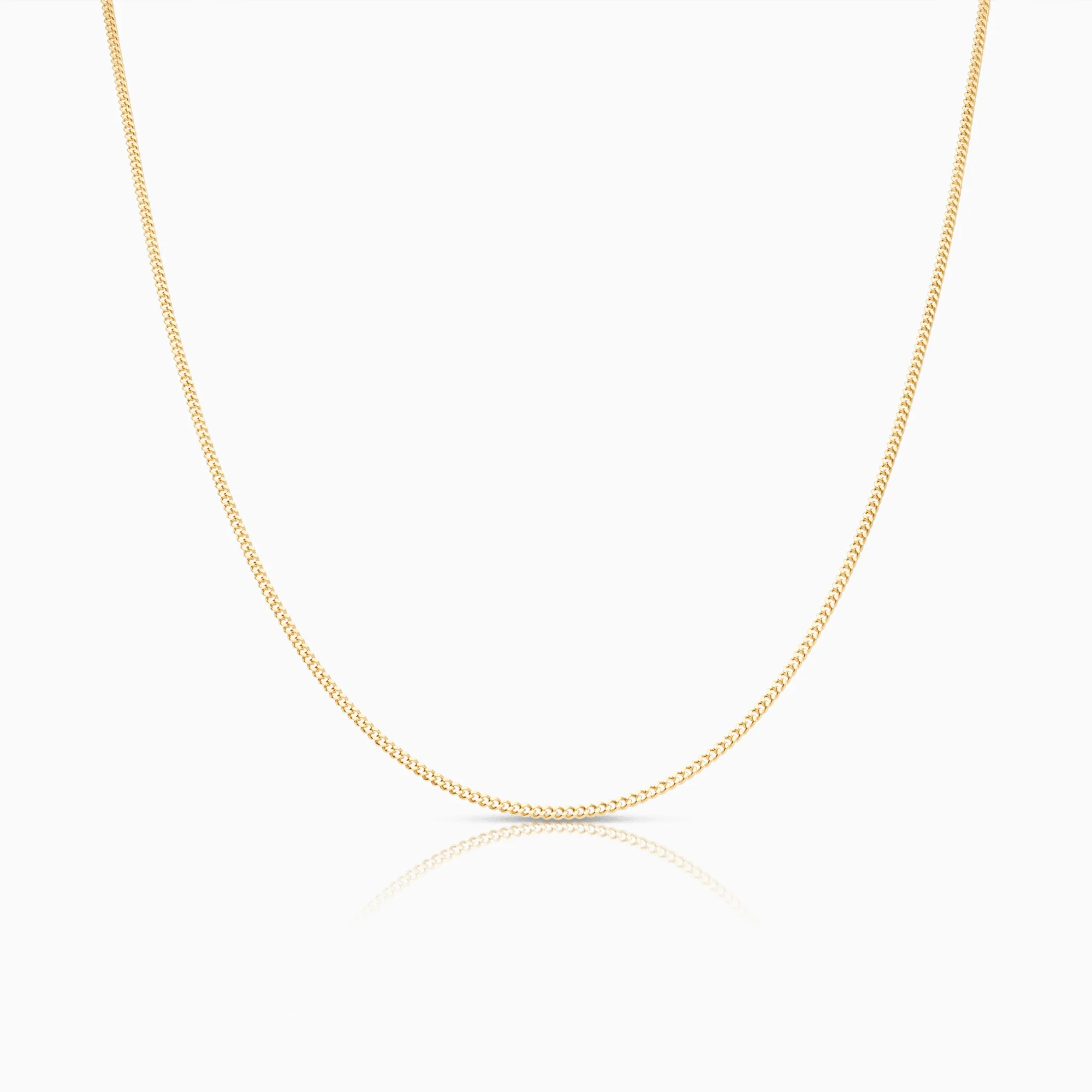 Curb Chain 53cm 18K Gold