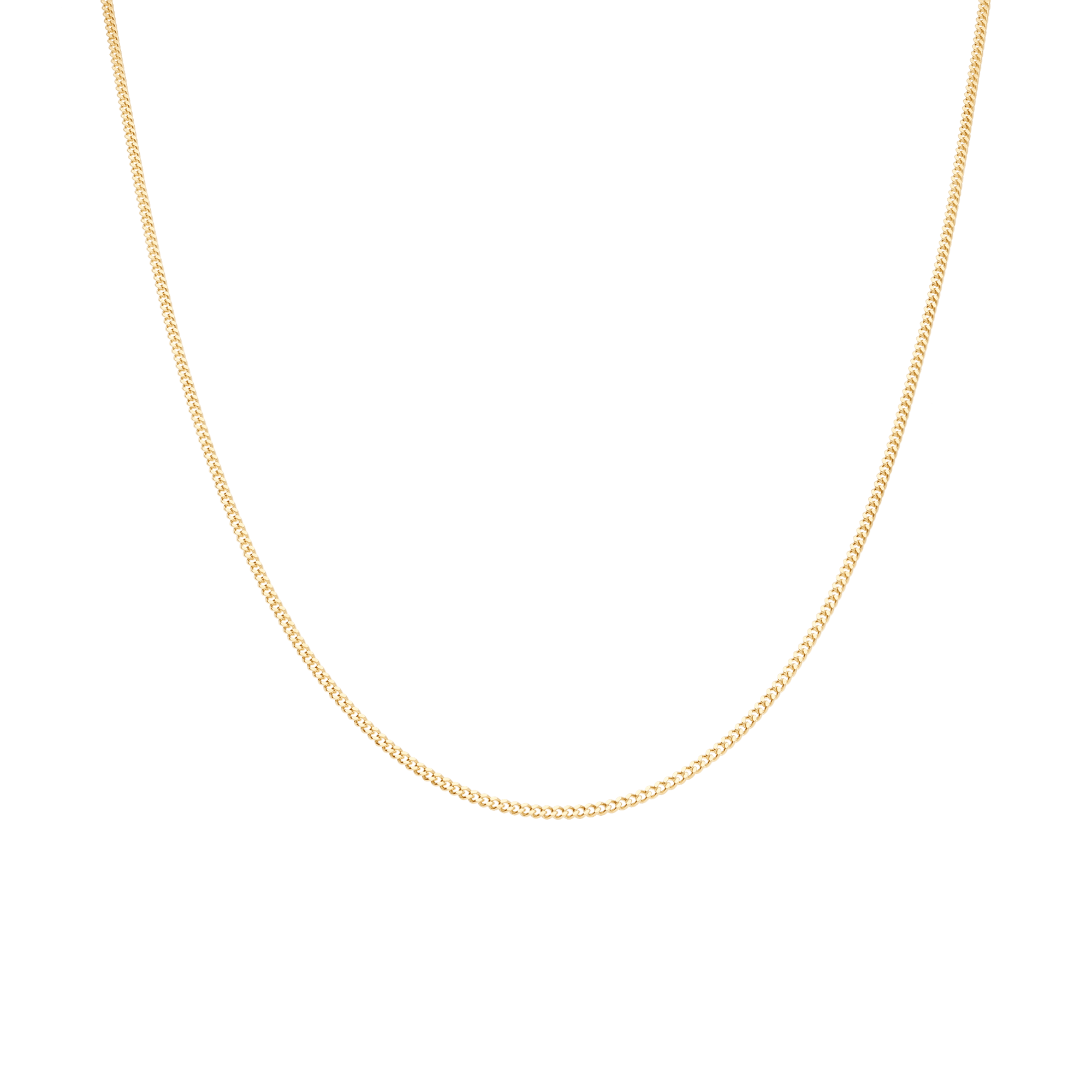 Curb Chain 53cm 18K Gold - Image 2
