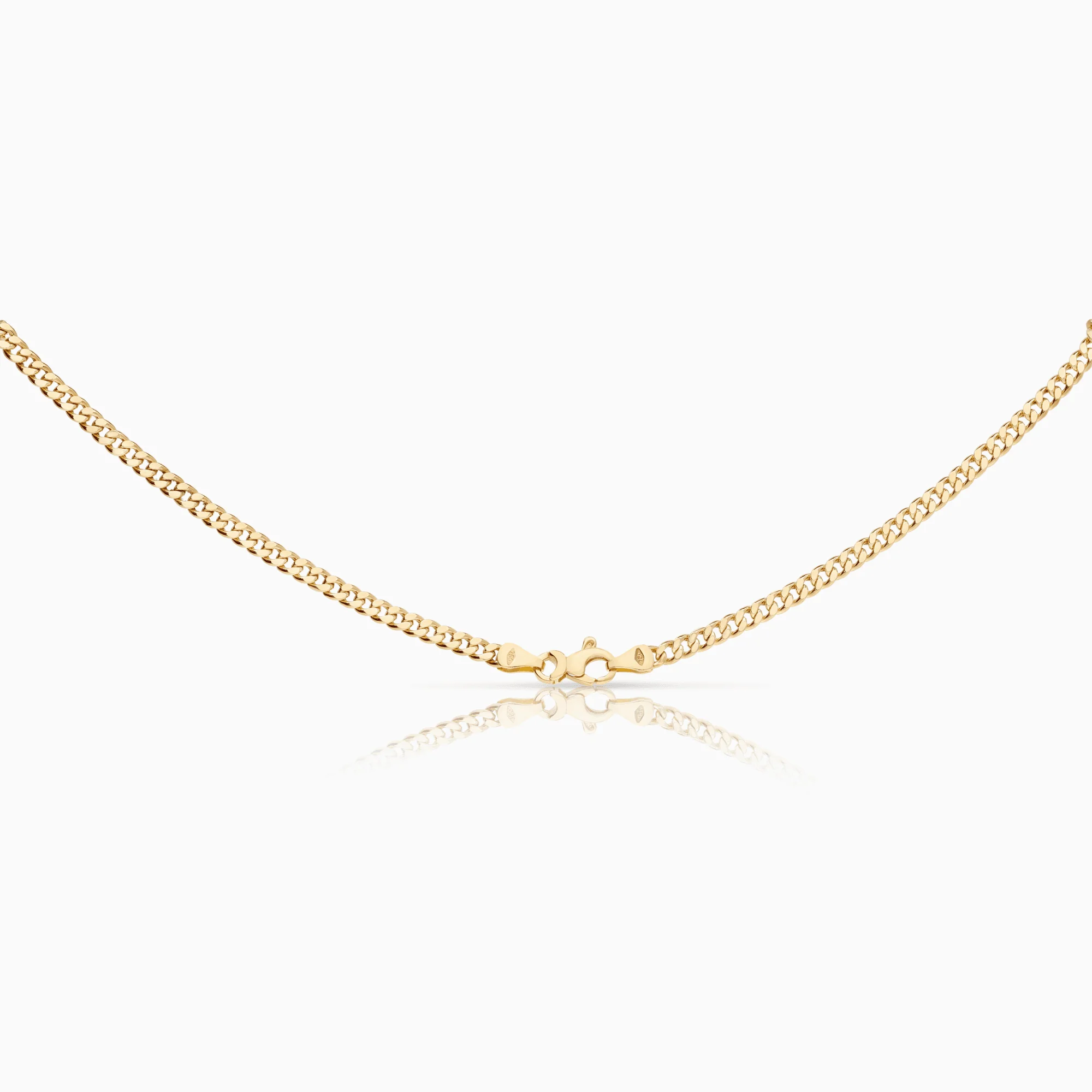 Curb chain 5.52g 18K gold - Image 2