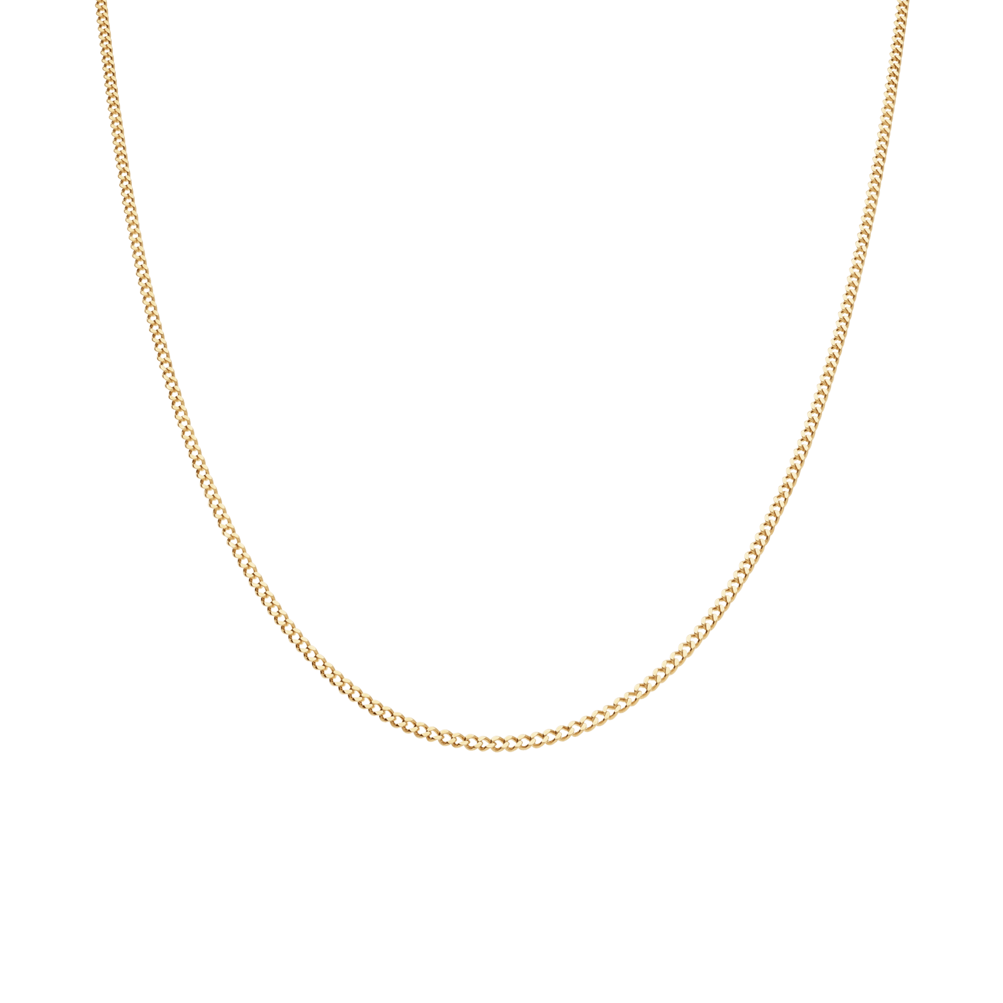 Curb chain 57.5cm 18K gold - Image 2