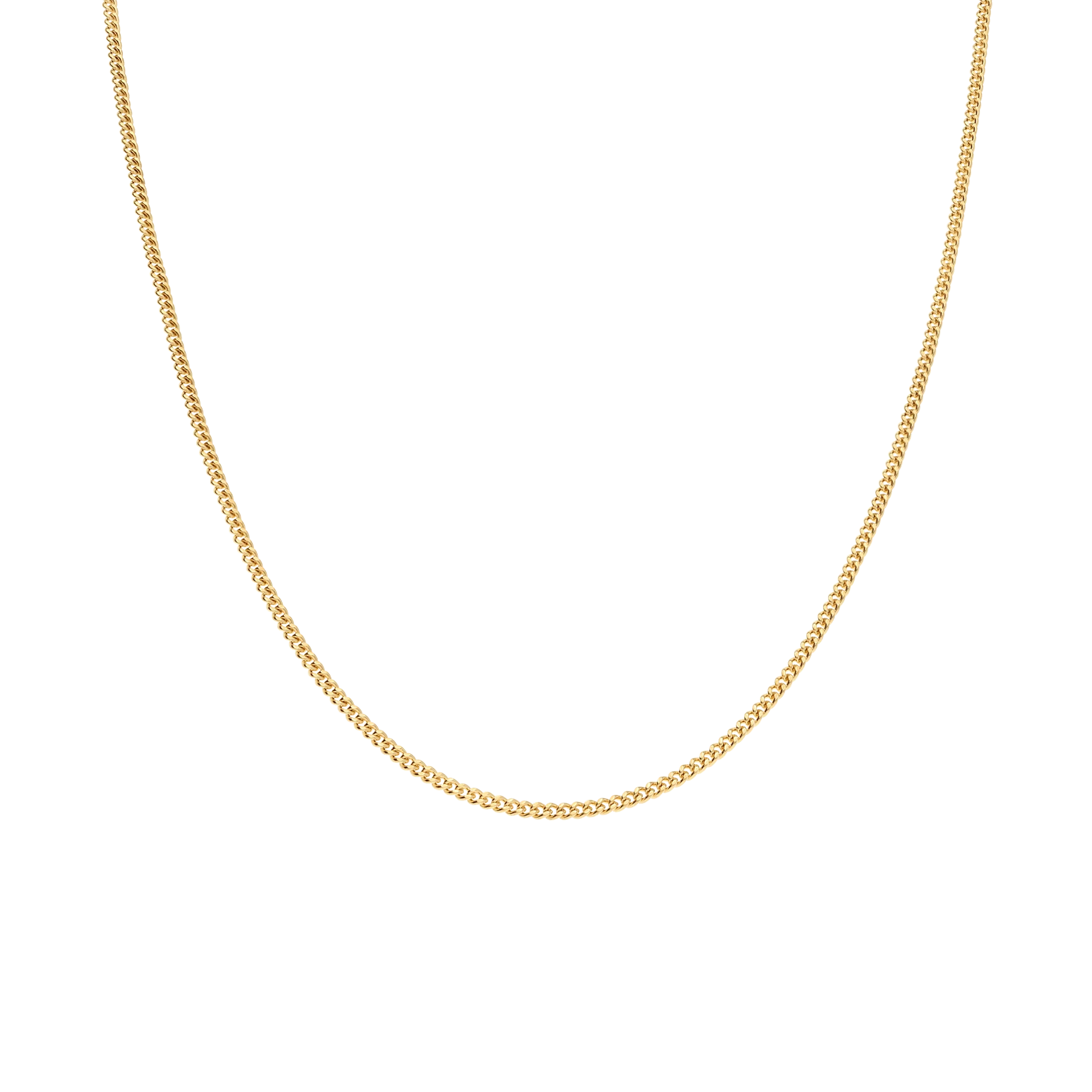 Curb Chain 60cm 18K Gold - Image 2