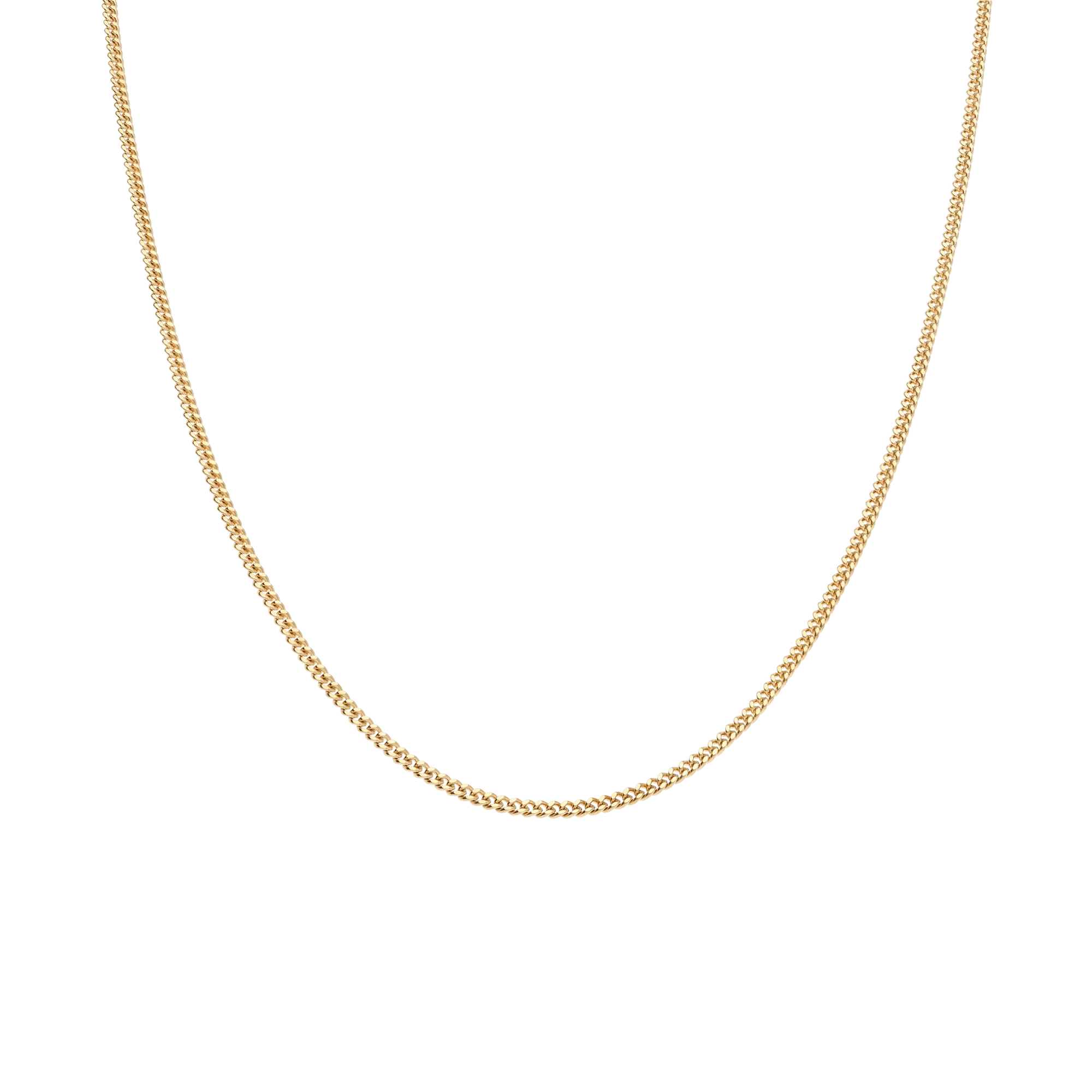 Curb Chain 60cm 18K Gold - Image 2
