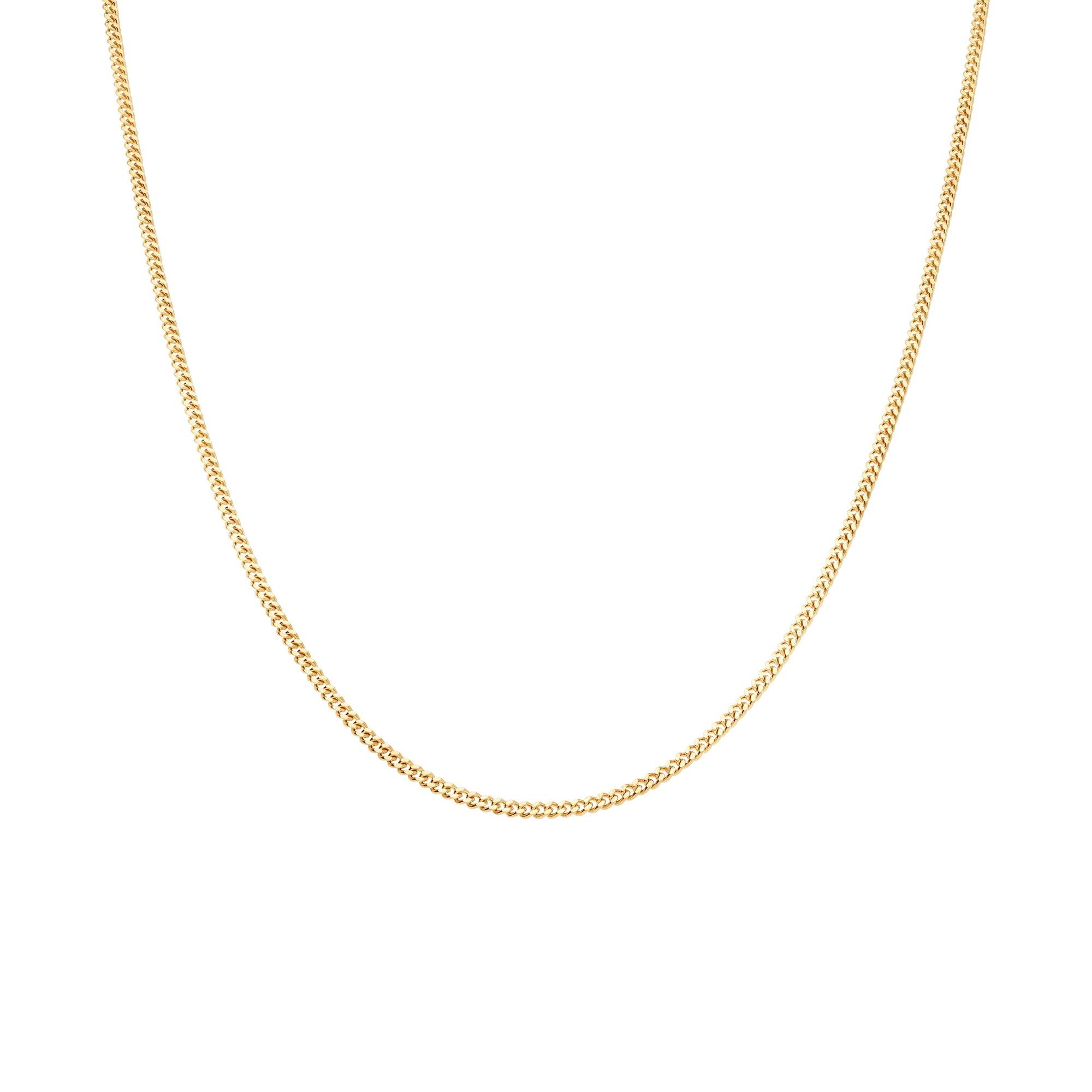 Curb Chain 60cm 18K Gold - Image 2