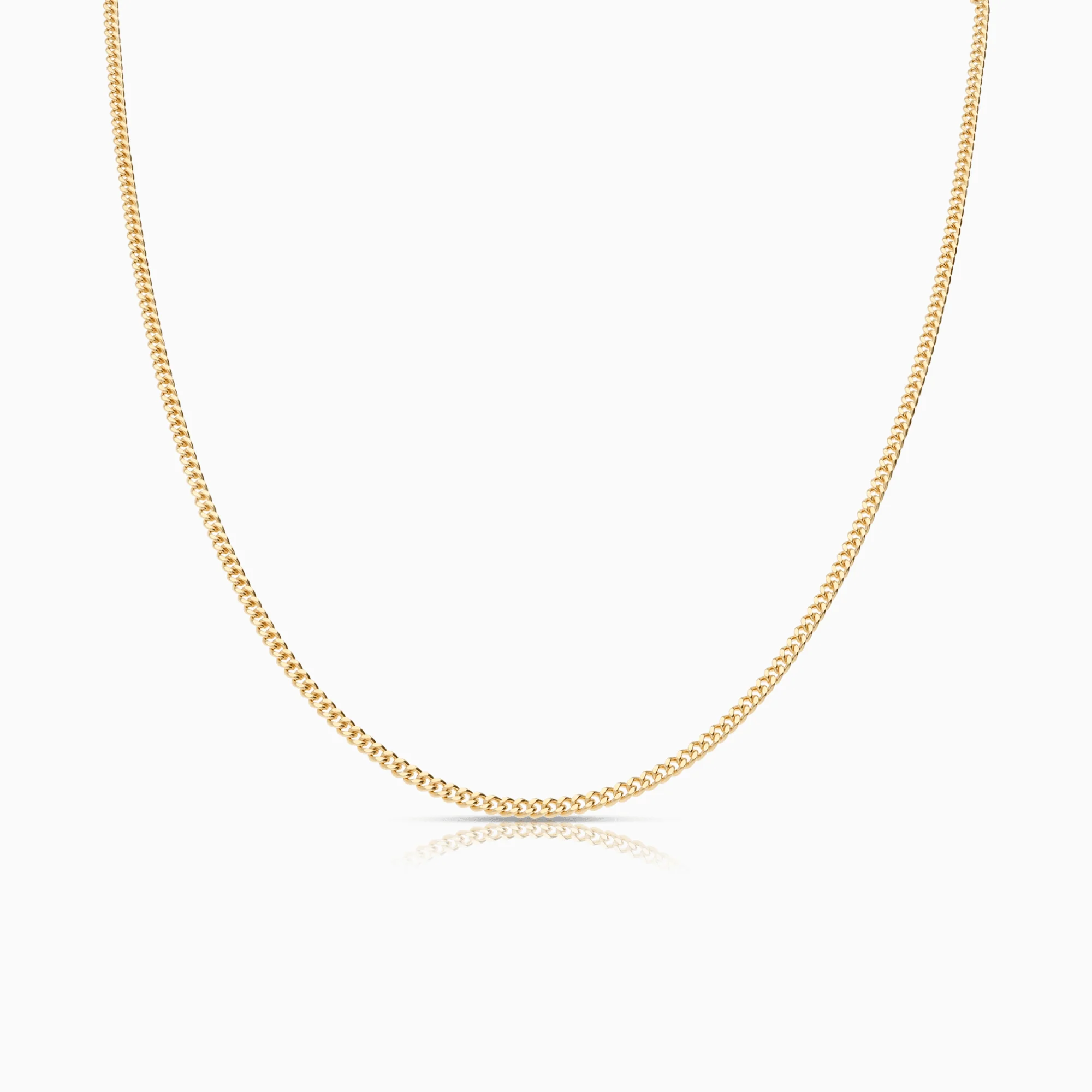 Curb Chain 61cm 18K Gold