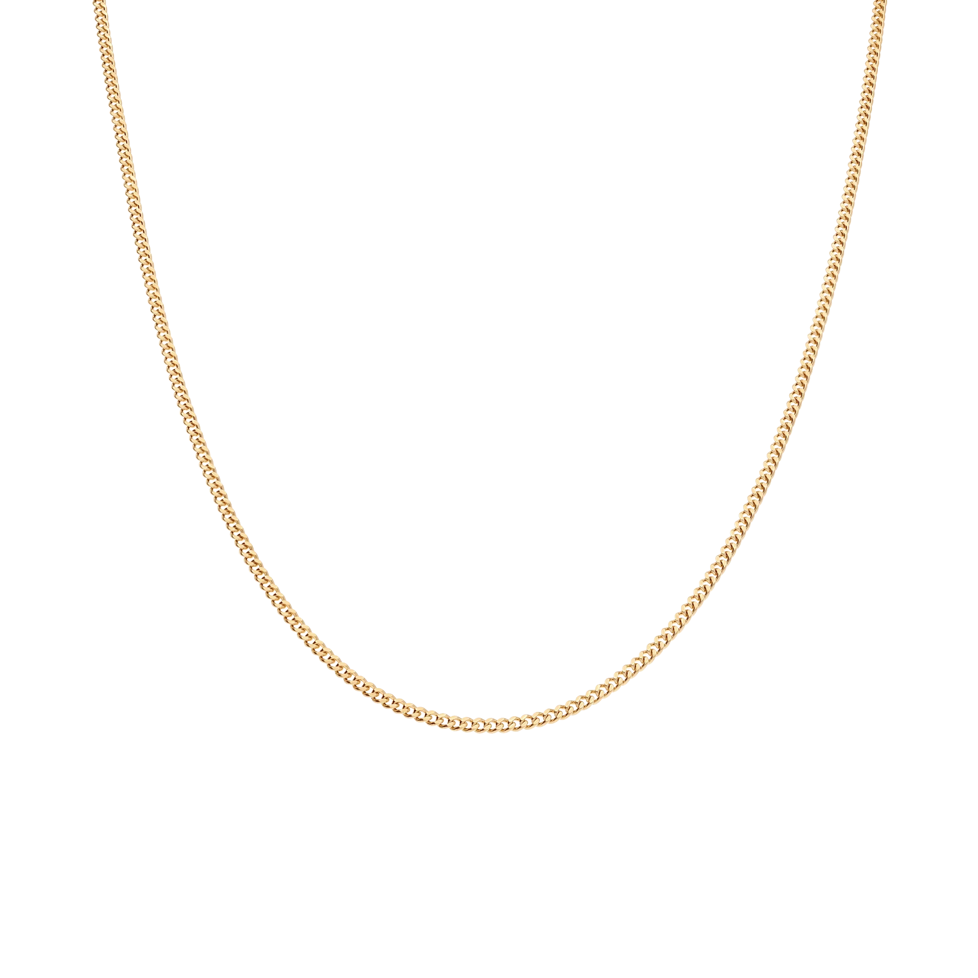 Curb Chain 61cm 18K Gold - Image 2