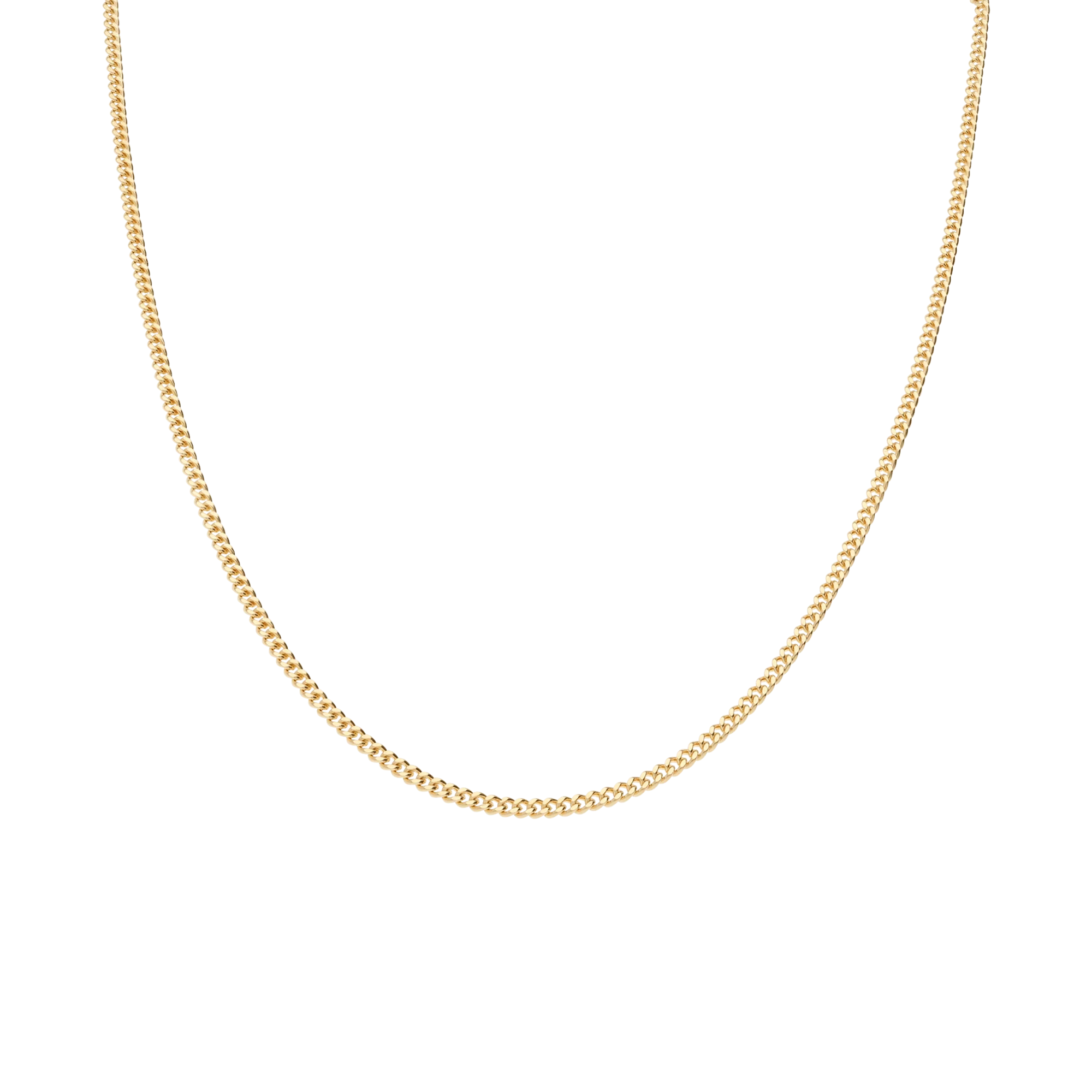 Curb Chain 61cm 18K Gold - Image 2