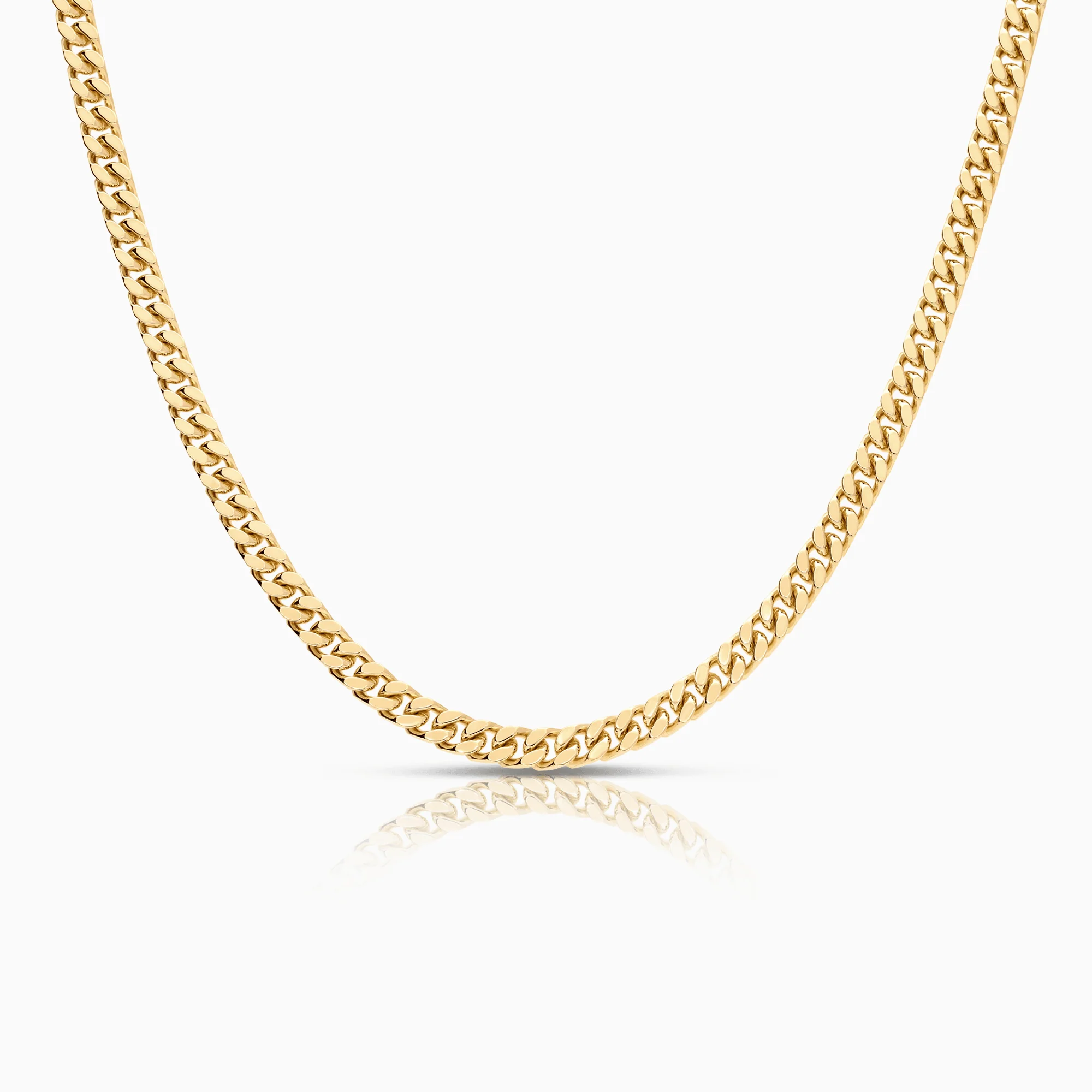 Curb chain 66.20g 18K gold