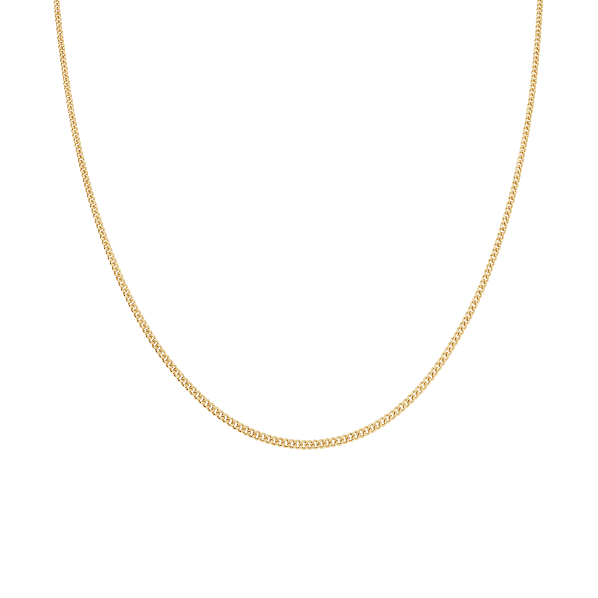 Curb chain 70cm 18K gold - Image 2