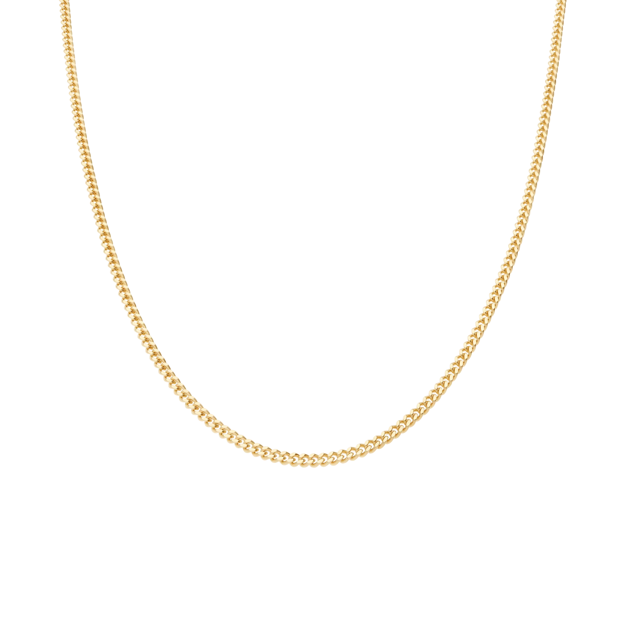 Curb chain 71cm 18K gold - Image 2