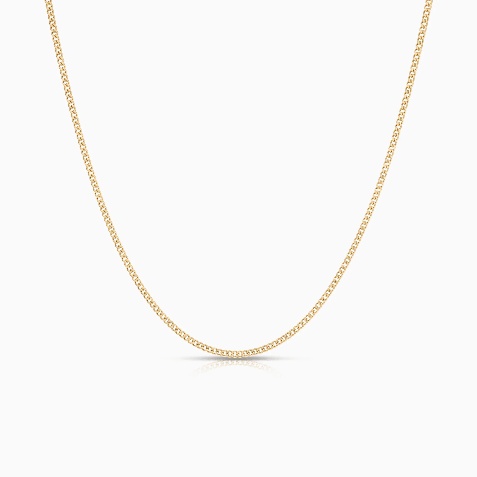 Curb chain 8.34g 18K gold