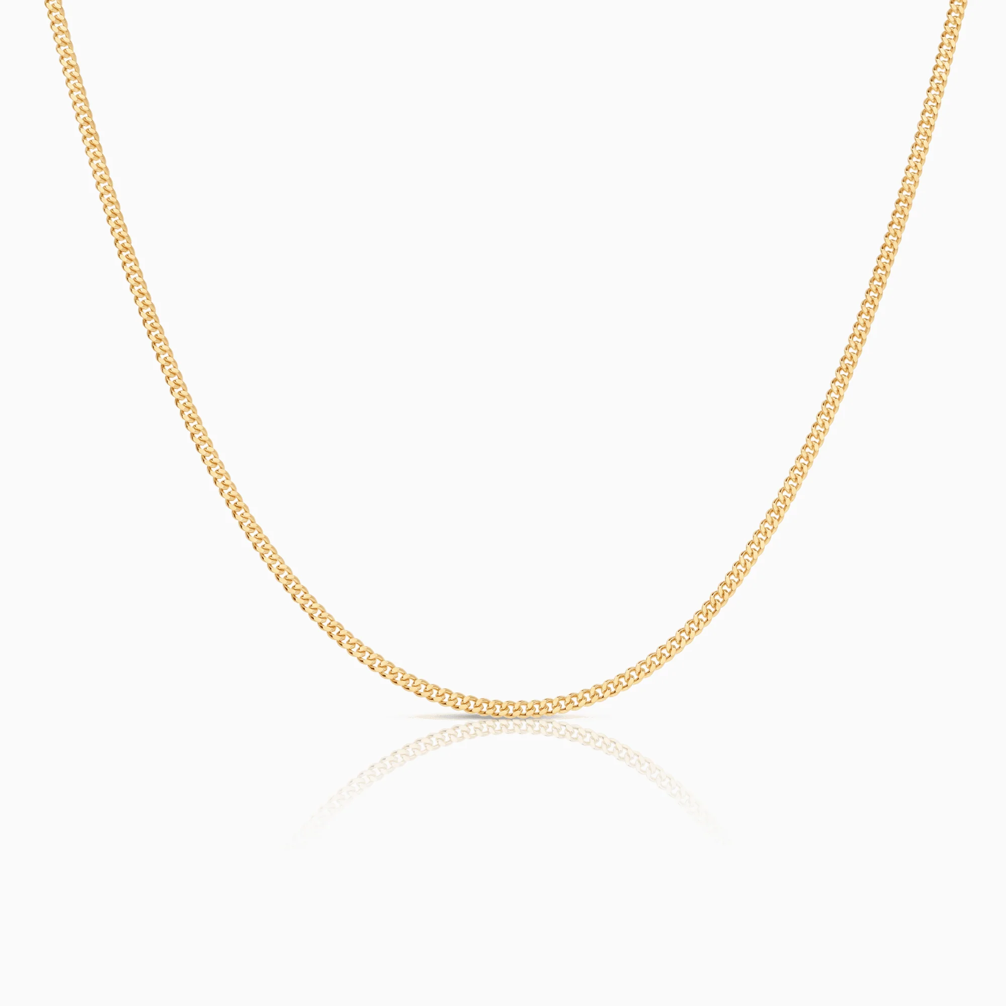 Curb chain 8.60g 18K gold