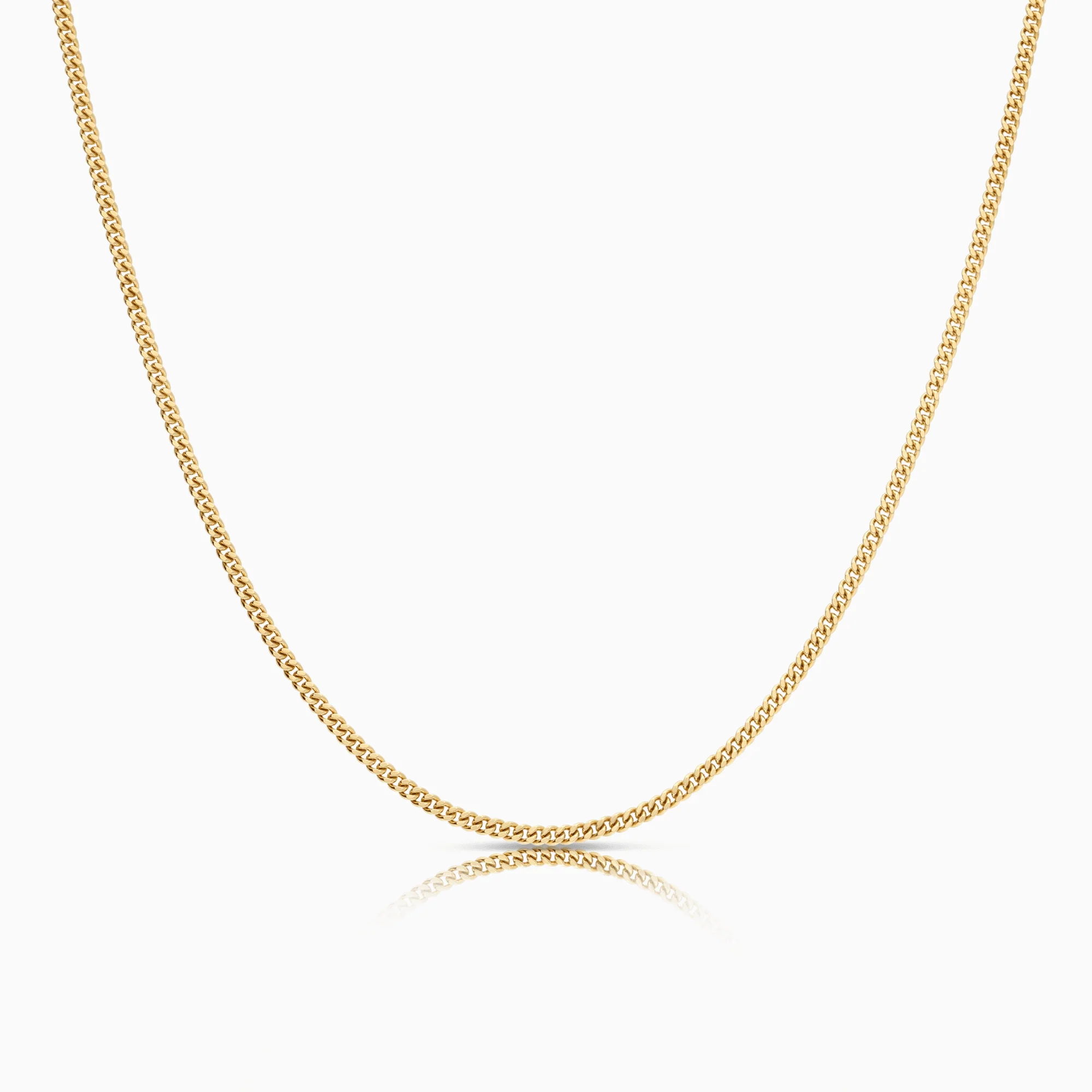 Curb chain 8.90g 18K gold