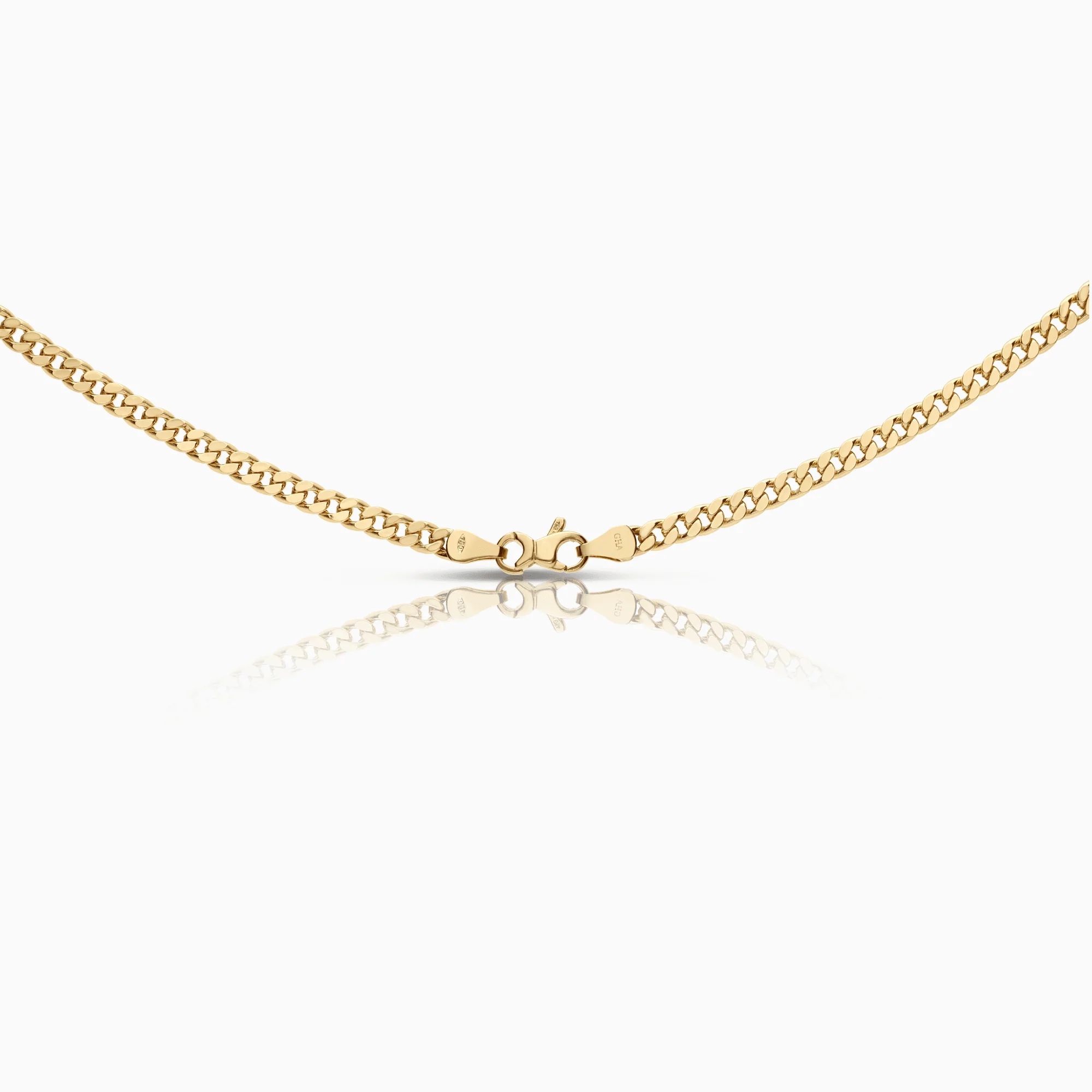 Curb chain 9.14g 18K gold - Image 2