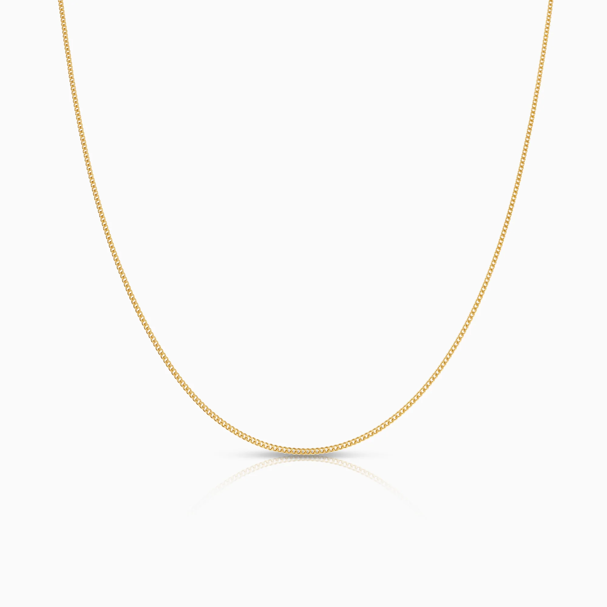 Curb chain 1.62g 18K gold