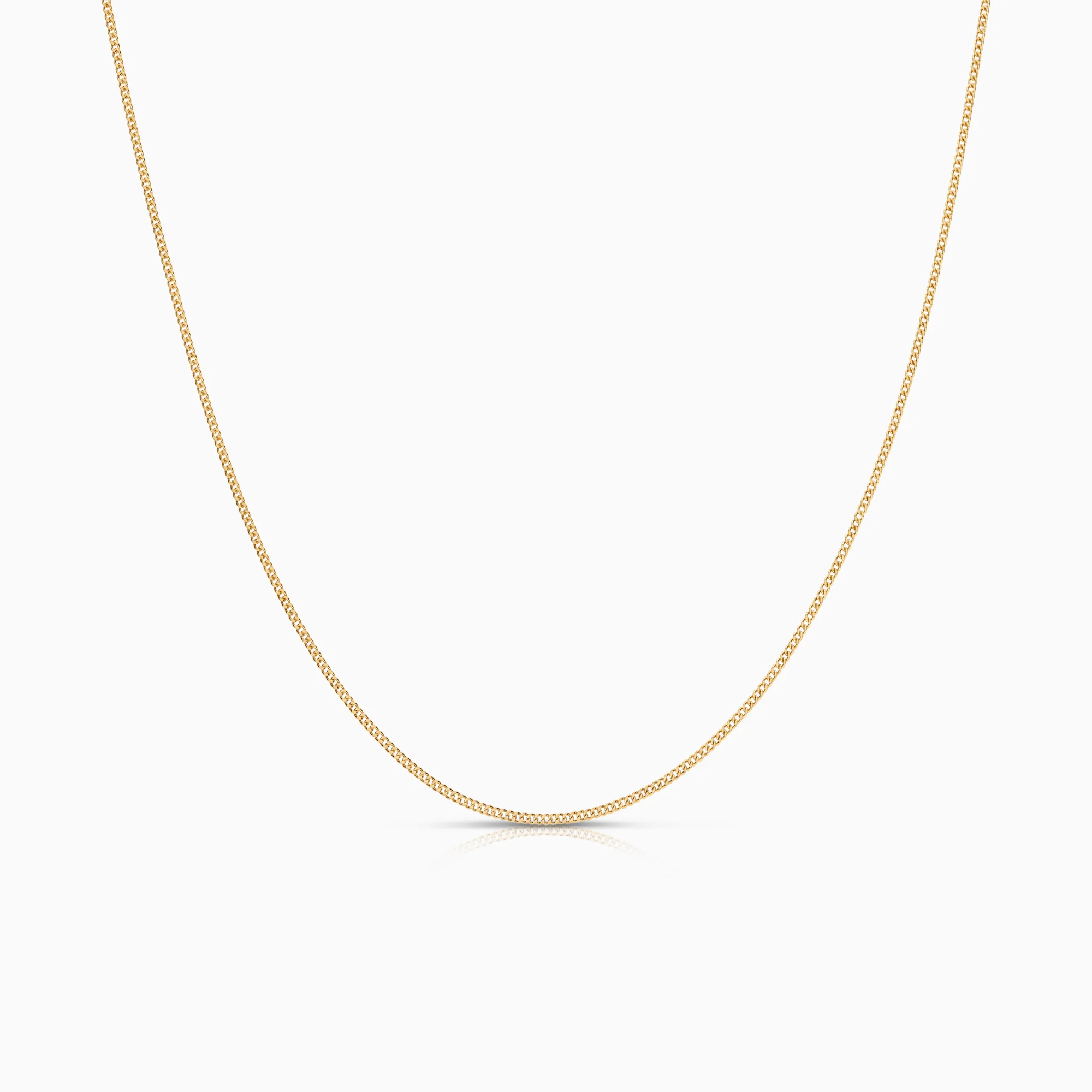 Curb chain 1.72g 18K gold