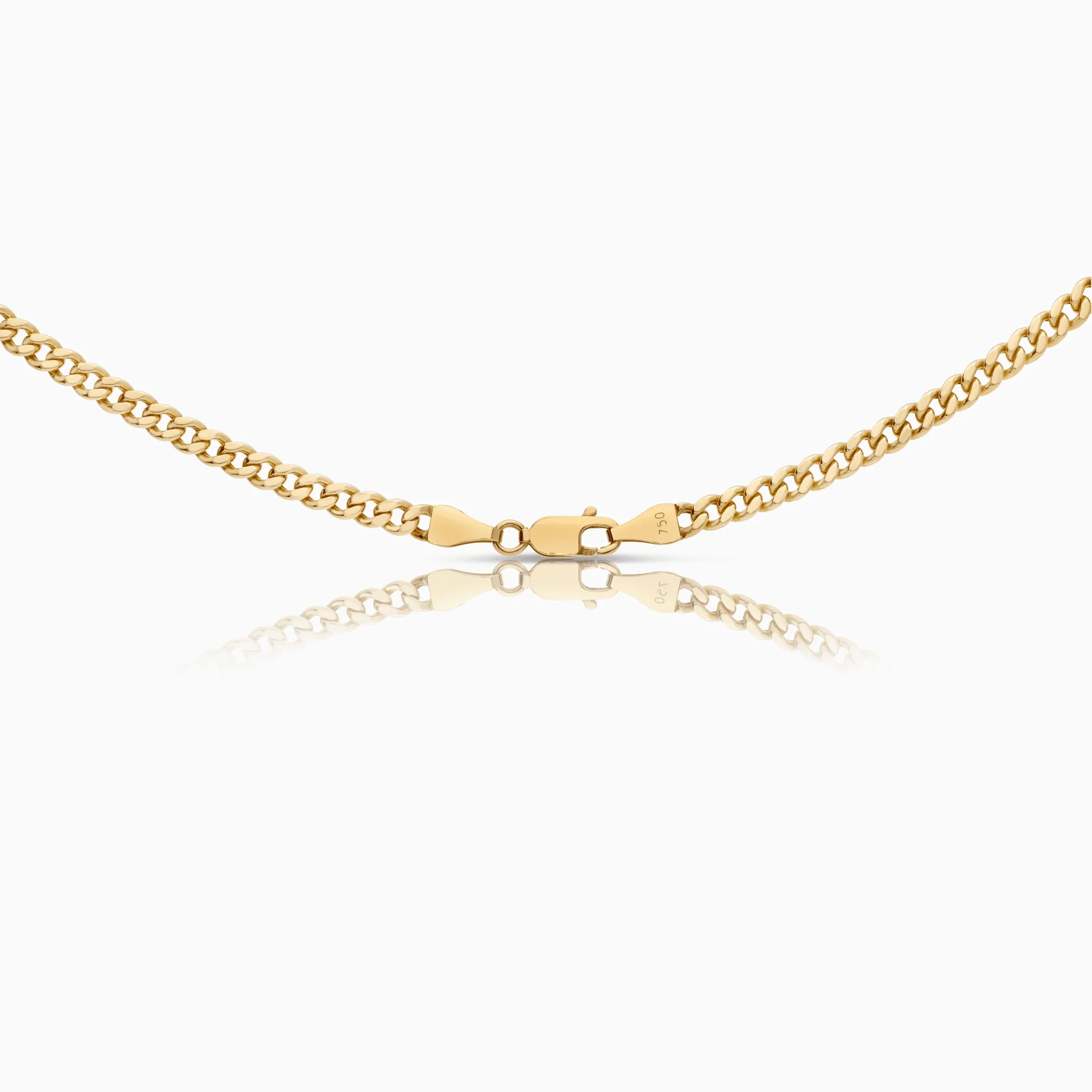 Curb bracelet 10.45g 18K gold - Image 2